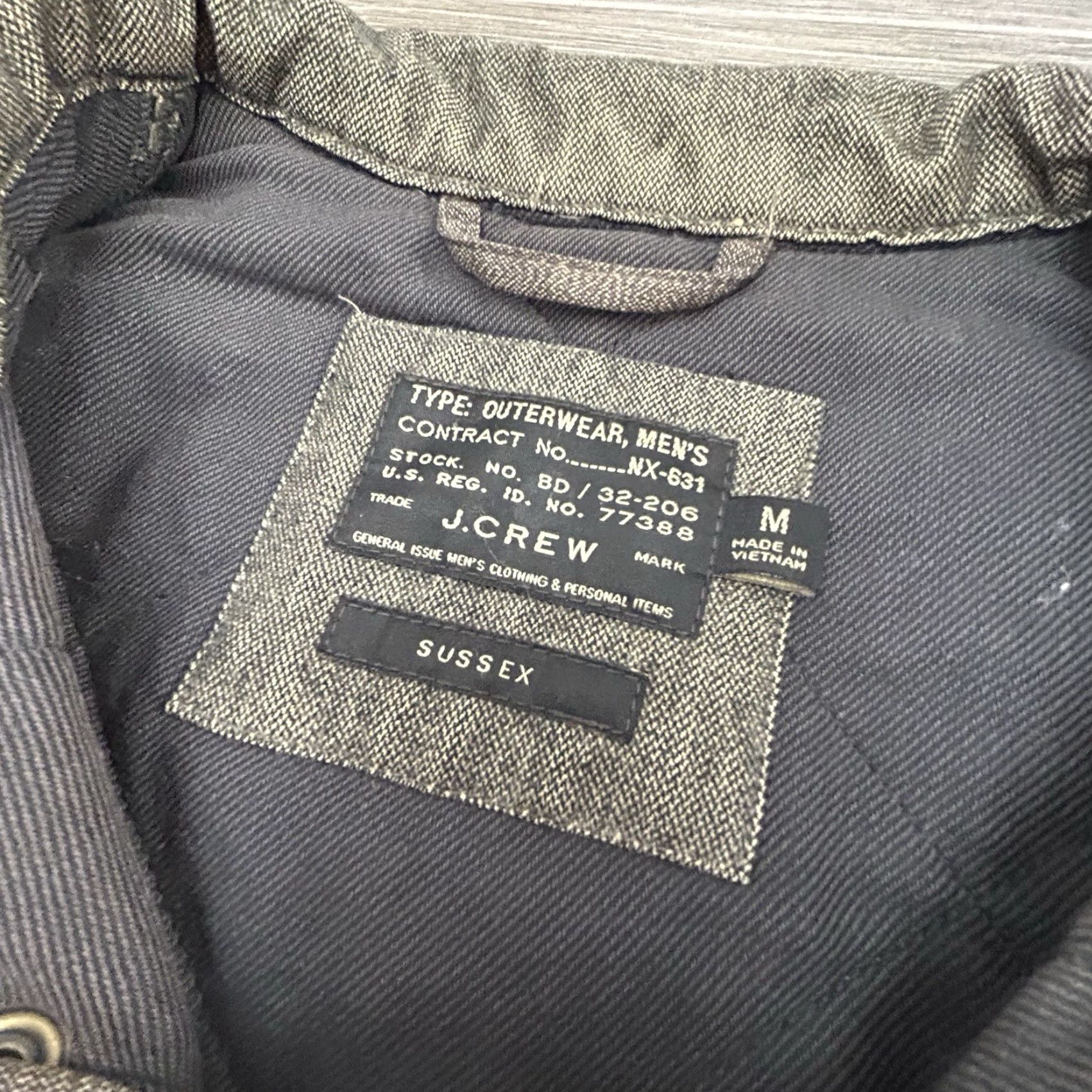 J.Crew J.CREW Sussex Quilted Jacket Mens M Dark Moss Green Workwear zip Mid-Length Outdoor 90s Preppy Mens Clothing Size US M / EU 48-50 / 2 - 3 Thumbnail