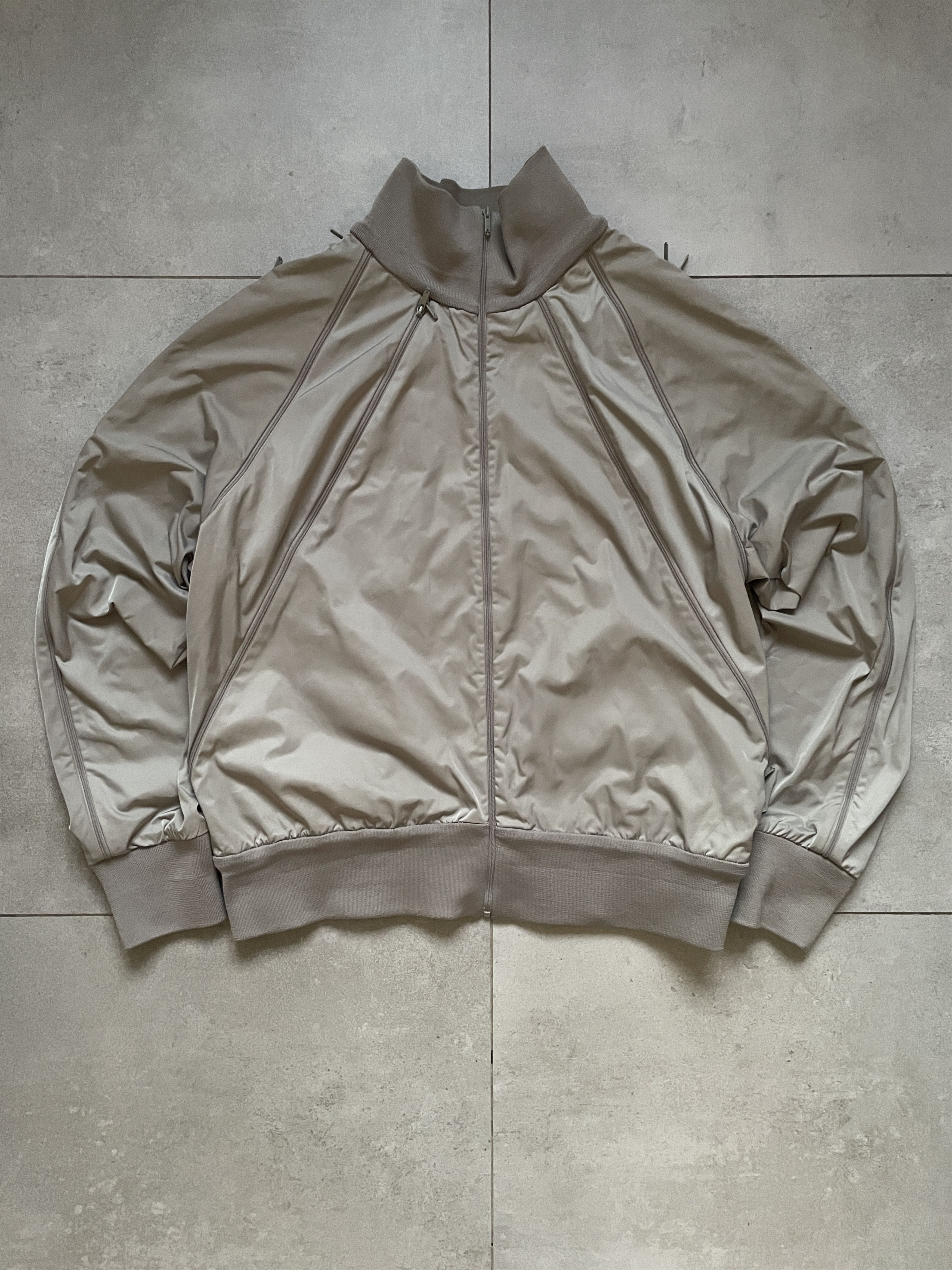 G-Star G STAR RAW X MARC NEWSMAN GRAY ZIPPER BOMBER JACKET Size US L / EU 52-54 / 3 - 7 Thumbnail