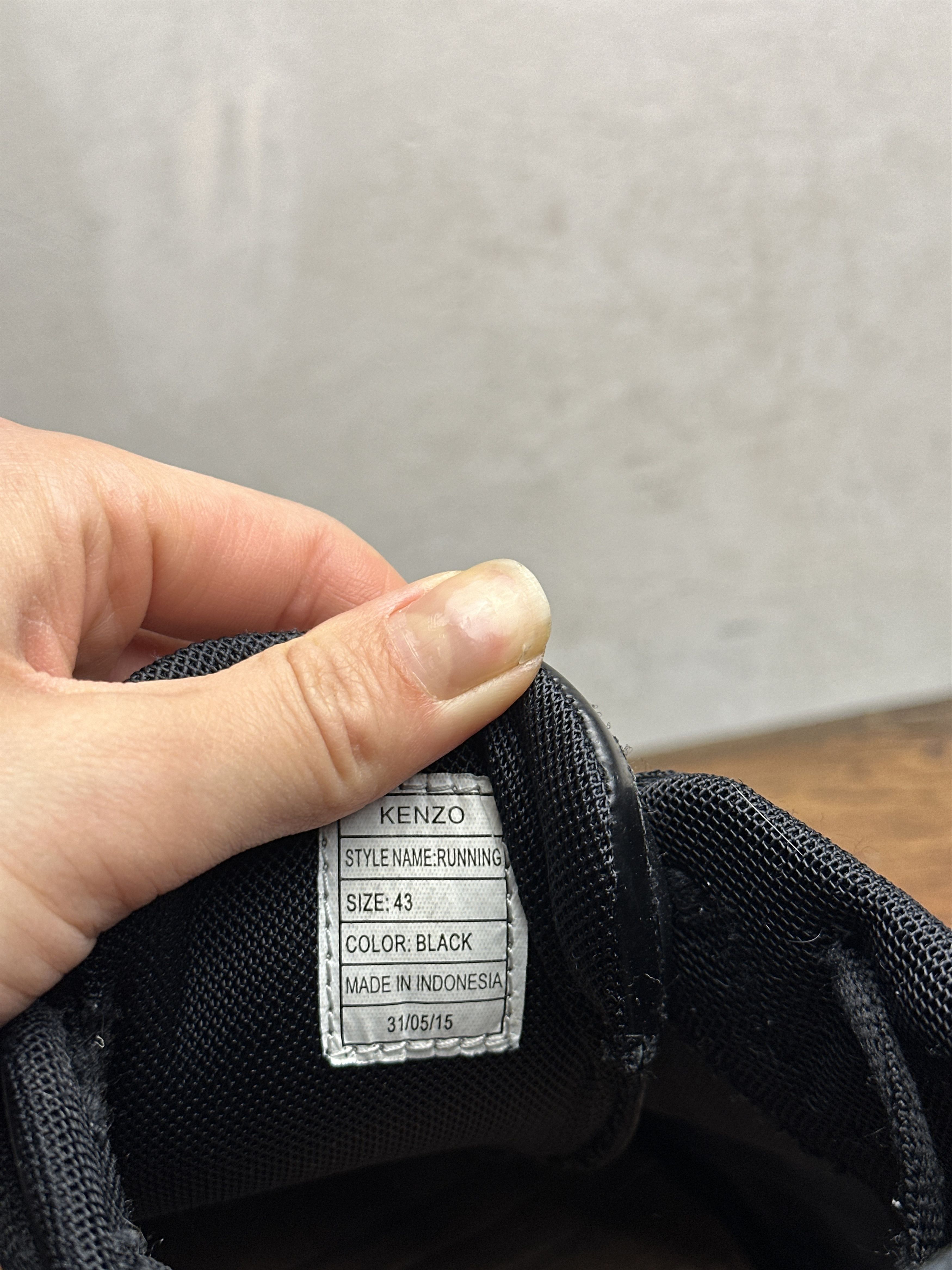 Kenzo Kenzo Crazy Black Heren Sneakers Size US 10 / EU 43 - 11 Thumbnail