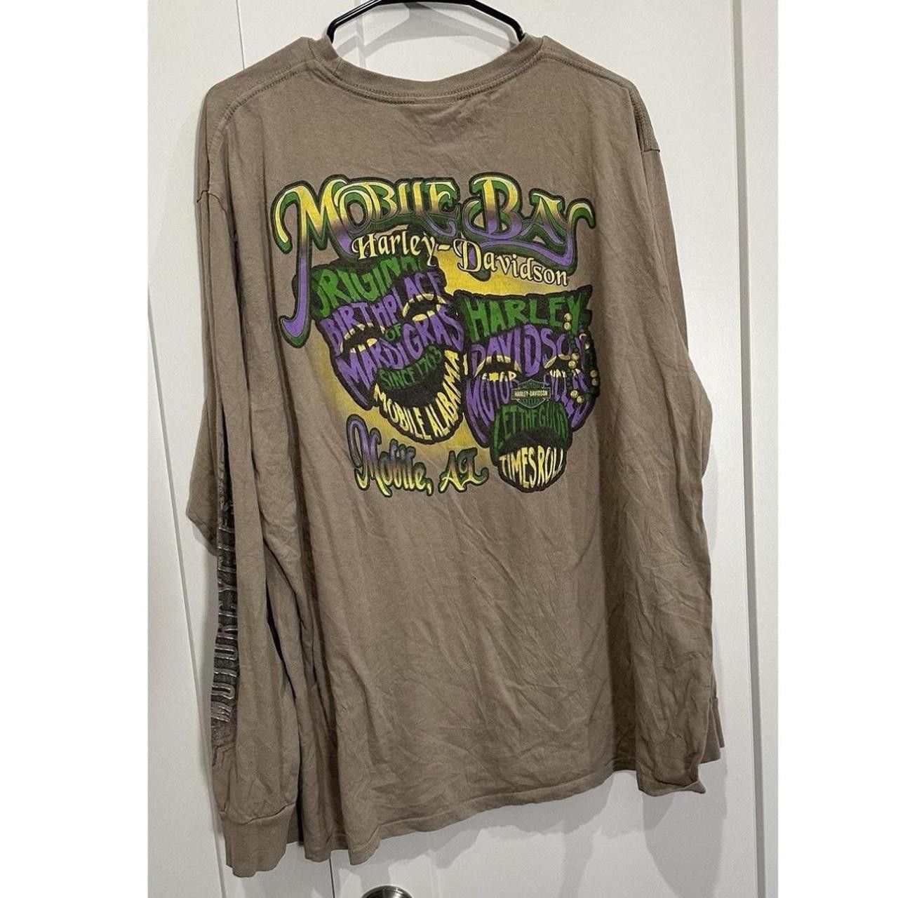 Harley Davidson Vintage Harley Davidson Mardi Gras long sleeve tee size 2xl Size US XXL / EU 58 / 5 - 1 Thumbnail