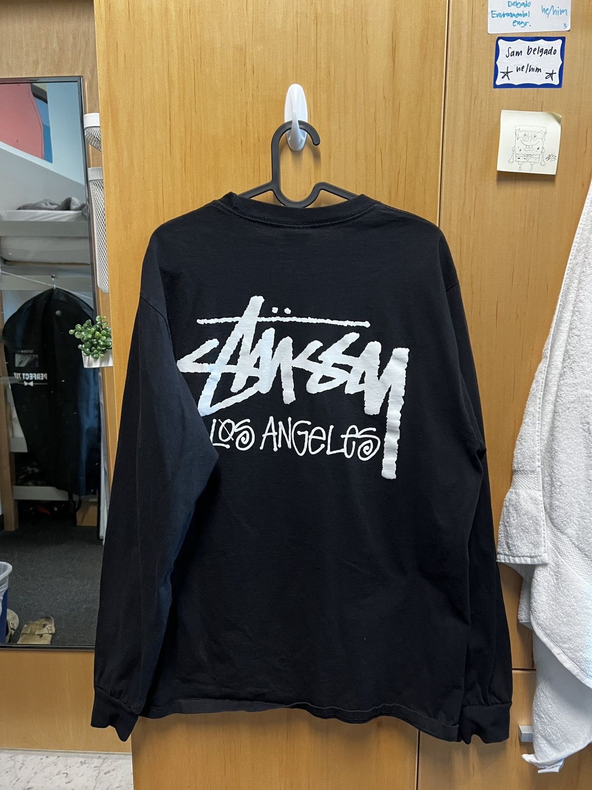 Stussy Large black stussy Los Angeles long sleeve tee Size US L / EU 52-54 / 3 - 2 Thumbnail