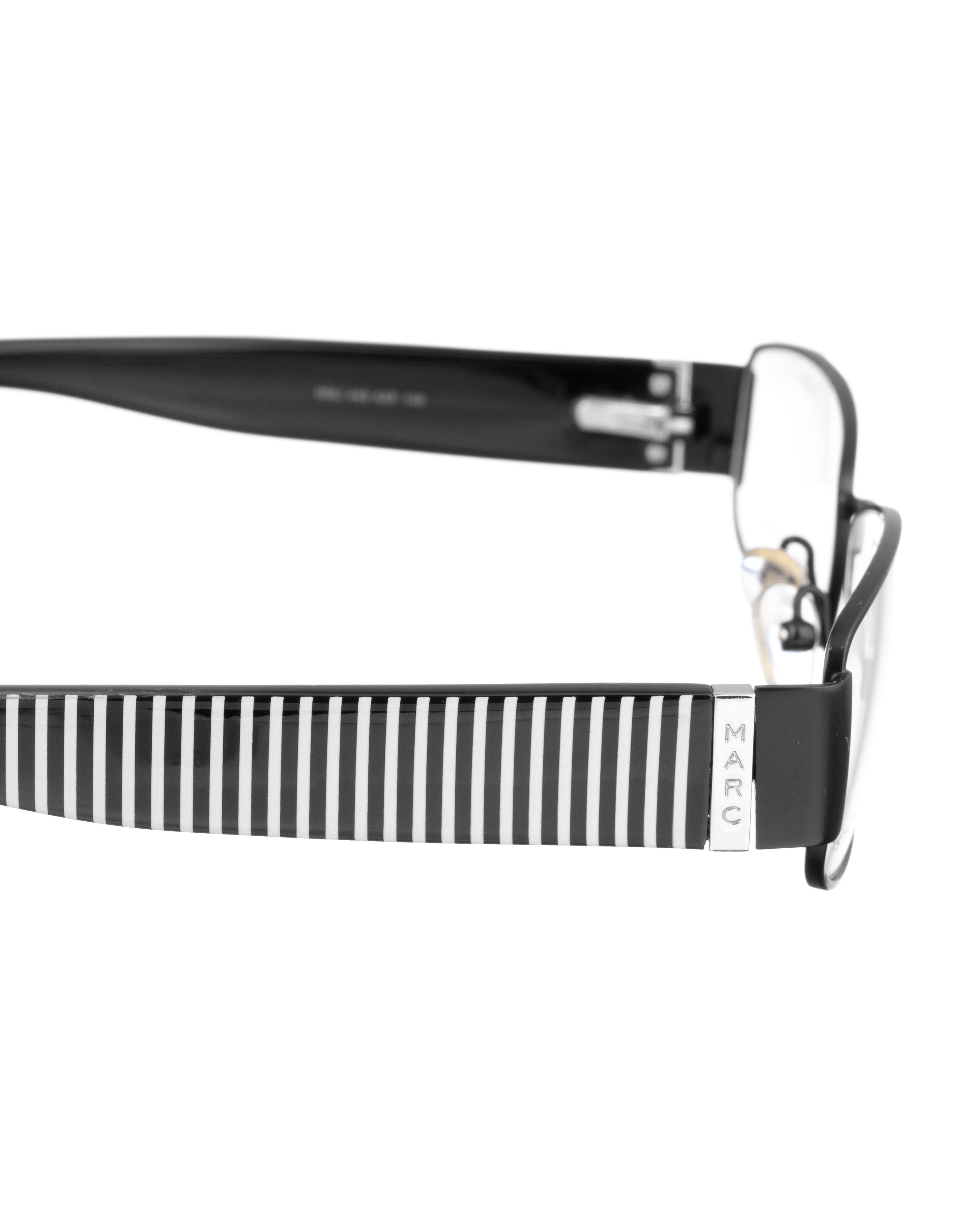 Marc by Marc Jacobs Marc by Marc Jacobs 00s Black & White Stripes Glasses Size ONE SIZE - 3 Thumbnail
