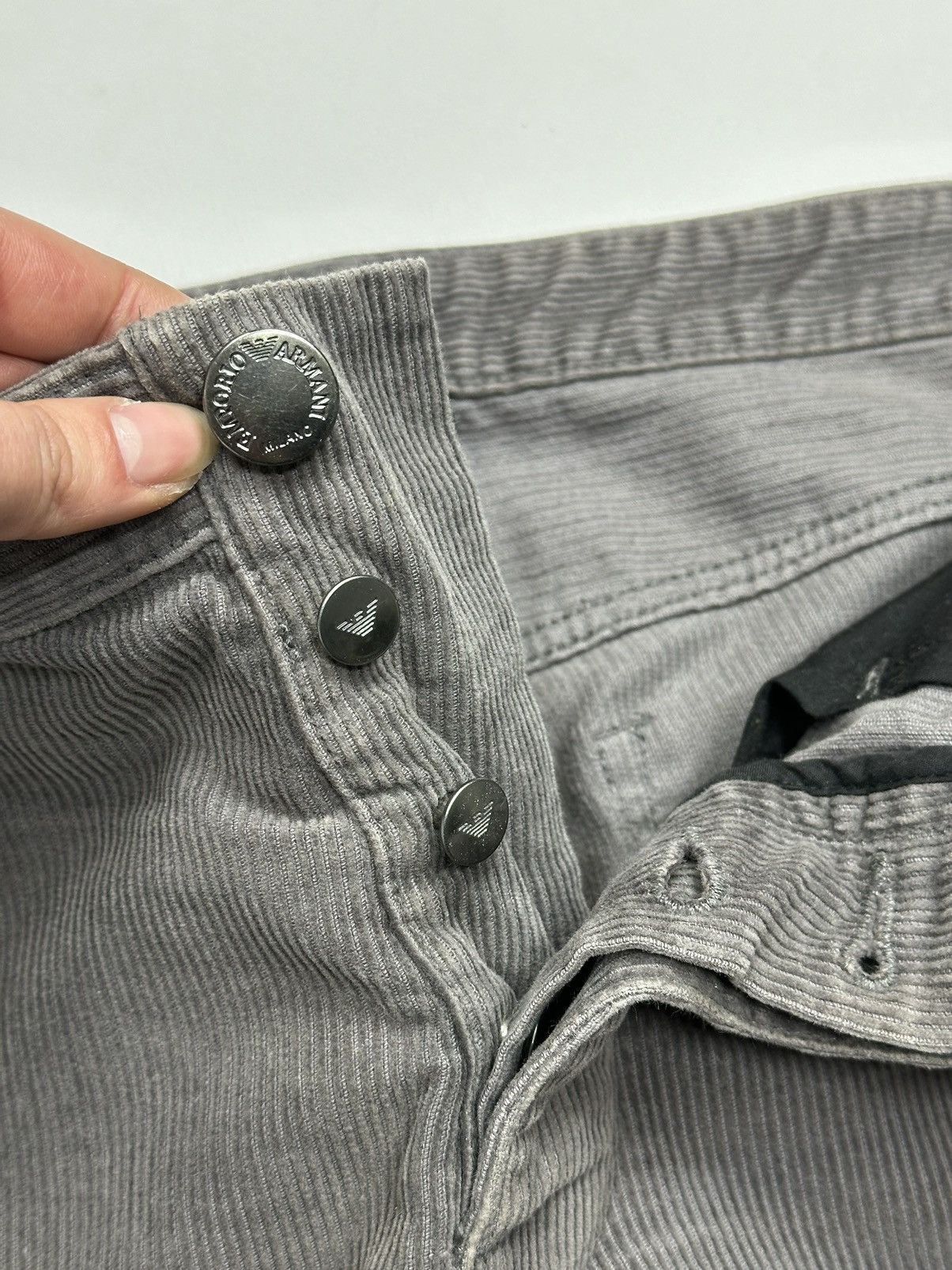 Armani Vintage Armani Jeans Velvet Pants Cargo Diesel Opium Japan Size US 32 / EU 48 - 5 Thumbnail