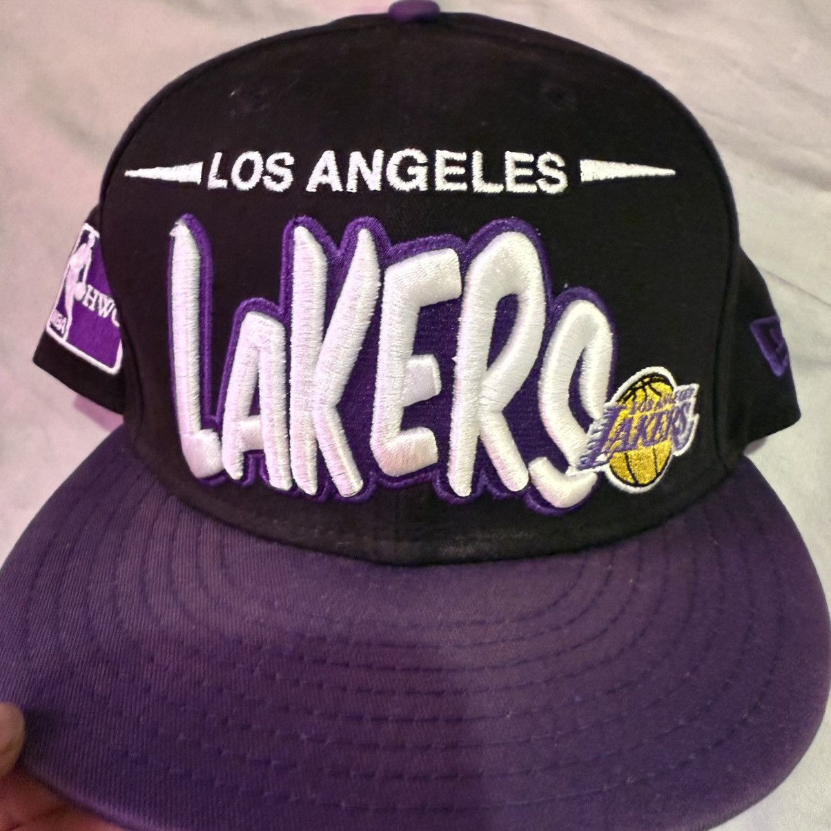 New Era LA Lakers Hardwood Classics Hat By New Era Adult Snapback Size ONE SIZE - 10 Thumbnail