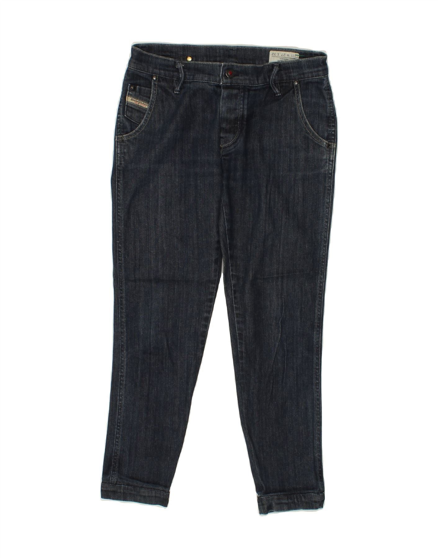 Diesel Womens Joyze Slim Jeans W27 L26 Navy Blue Cotton Size 42" / US 20 - 1 Thumbnail