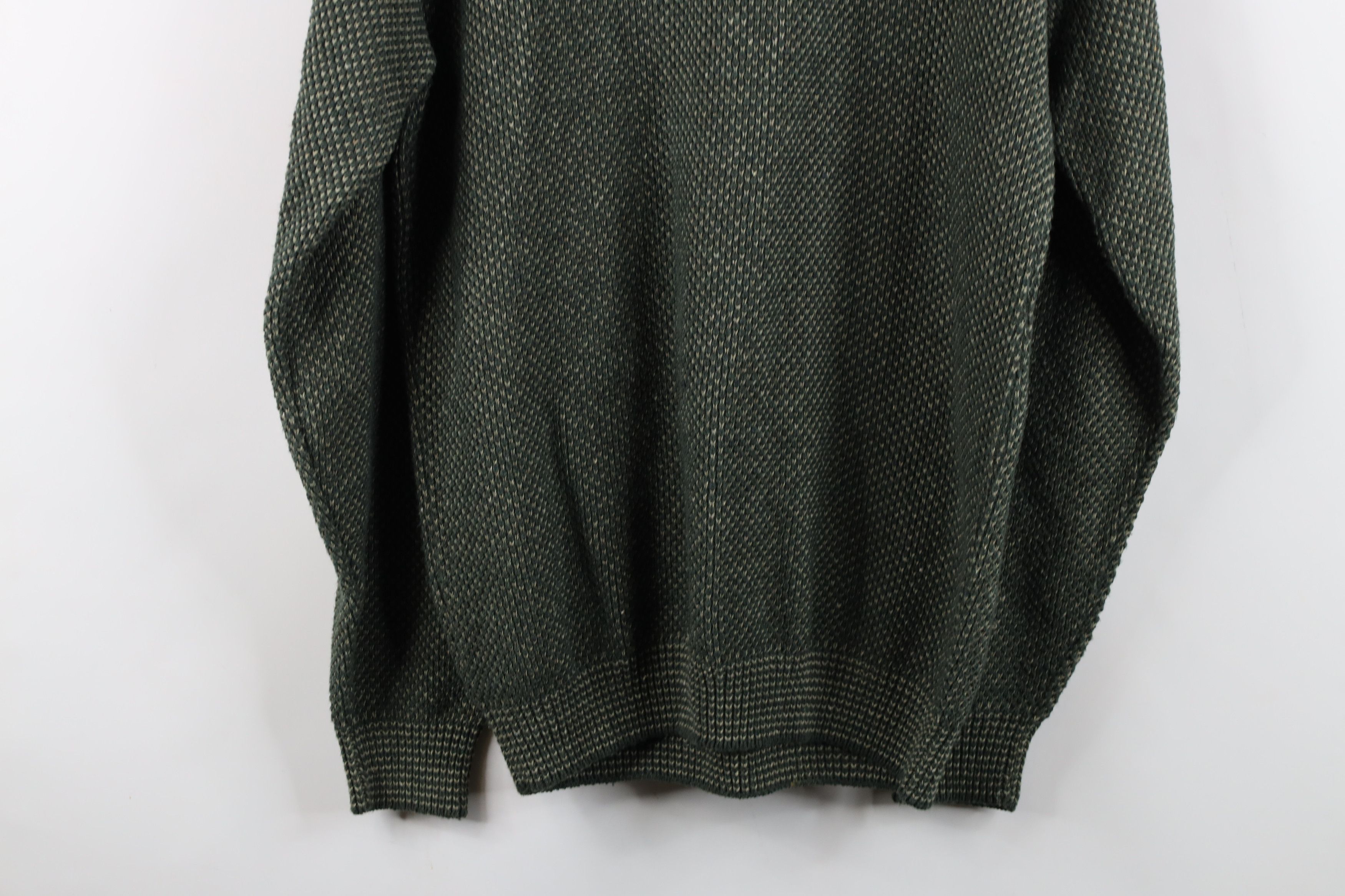 Vintage Vintage 90s Streetwear Thermal Knit Henley Sweater USA Size US M / EU 48-50 / 2 - 12 Thumbnail