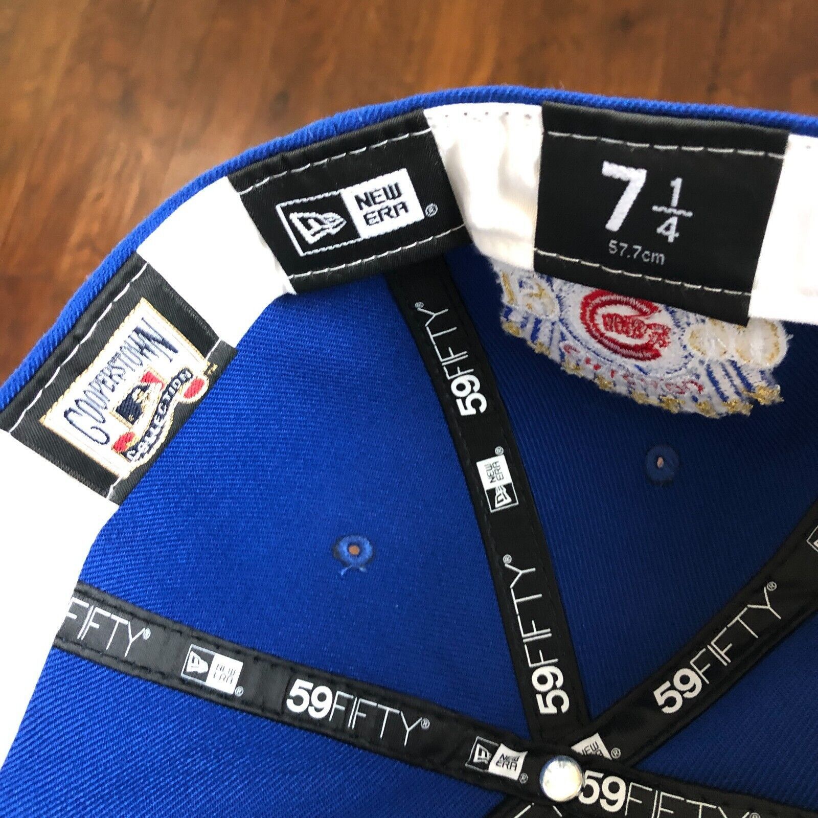 New Era CHICAGO CUBS 2010 WORLD SERIES PATCH BLUE CAP HAT SIZE 7 1/4 Size ONE SIZE - 9 Thumbnail