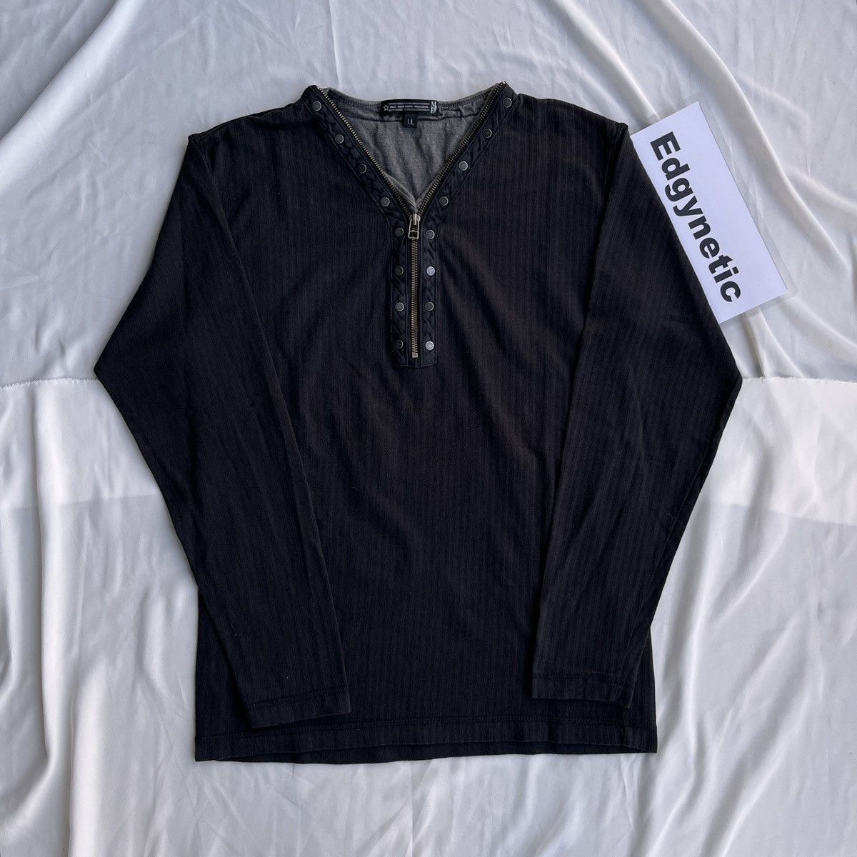 Japanese Brand Y2K Mode Modo Modus Modalidade Longsleeve Size US L / EU 52-54 / 3 - 1 Thumbnail