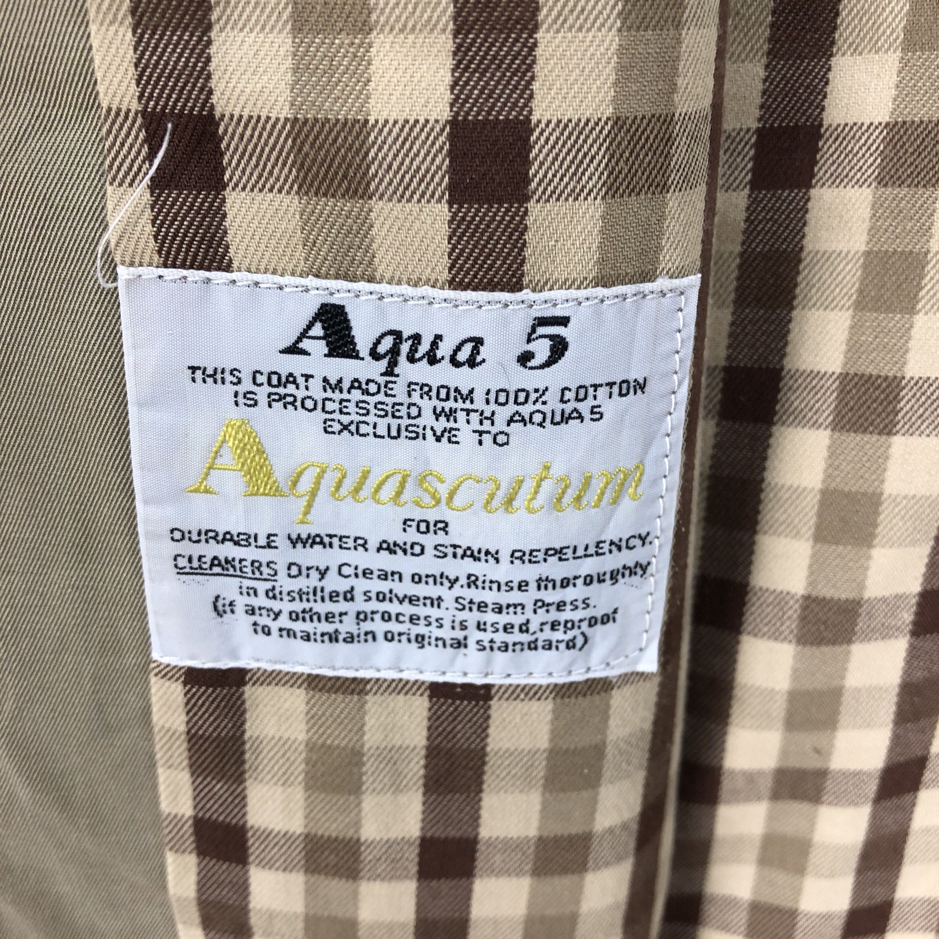 Aquascutum × Vintage Vintage 90s Aquascutum Long Trench Jackets Distressed Size US M / EU 48-50 / 2 - 6 Thumbnail