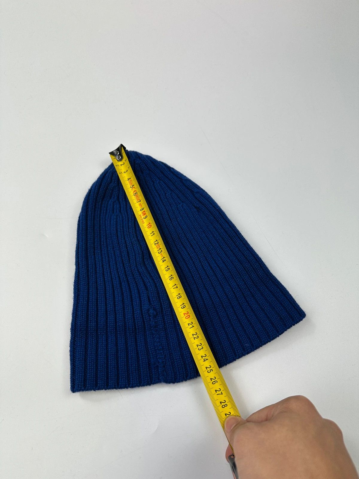 Prada Prada Sport 00s Electric Blue Ribbed Wool Beanie Size ONE SIZE - 7 Thumbnail