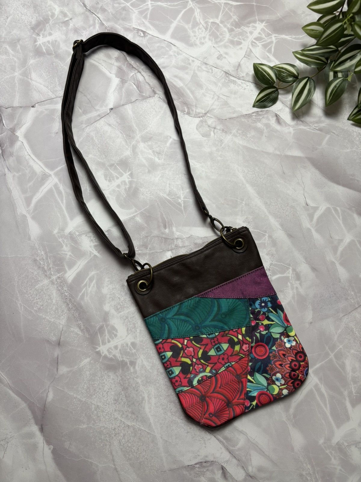 Desigual Desigual Floral Boho Messenger Crossbody Bag Multicolor Size ONE SIZE - 5 Thumbnail