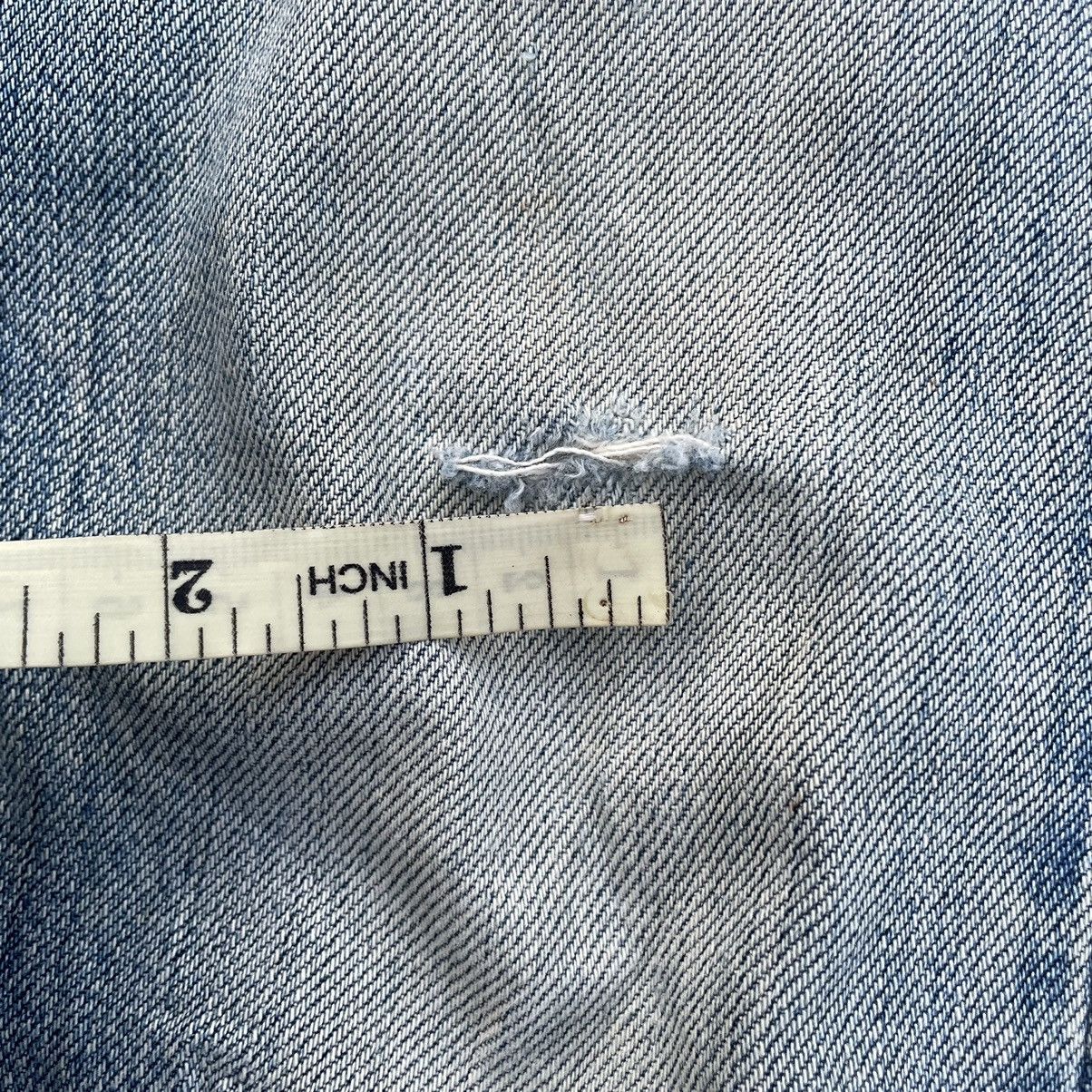 Blue Blue Japan 🇯🇵 VINTAGE BLUE BLUE JAPAN DISTRESSED DENIM PANTS Size 27" / US 4 / IT 40 - 11 Thumbnail