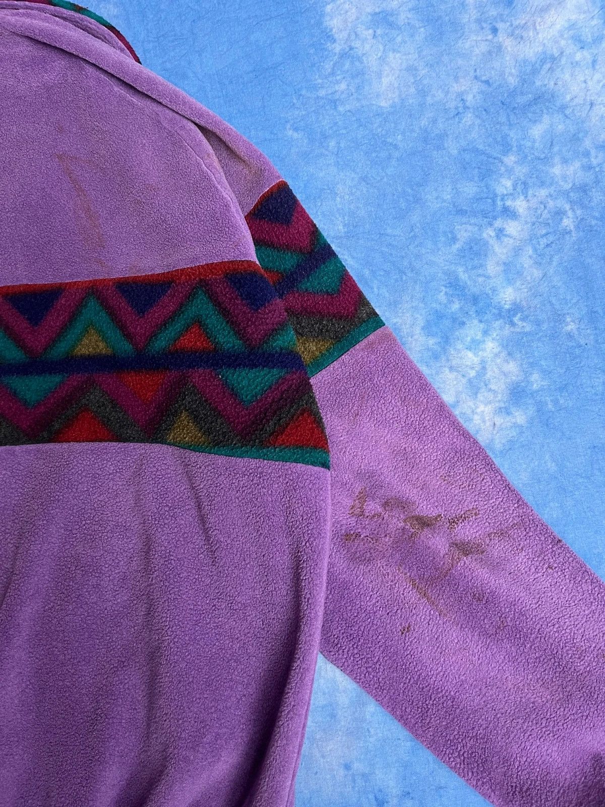 SALEWA Vintage 90s Salewa Aztec Synchilla Fleece Outdoor Granola Size US L / EU 52-54 / 3 - 8 Thumbnail