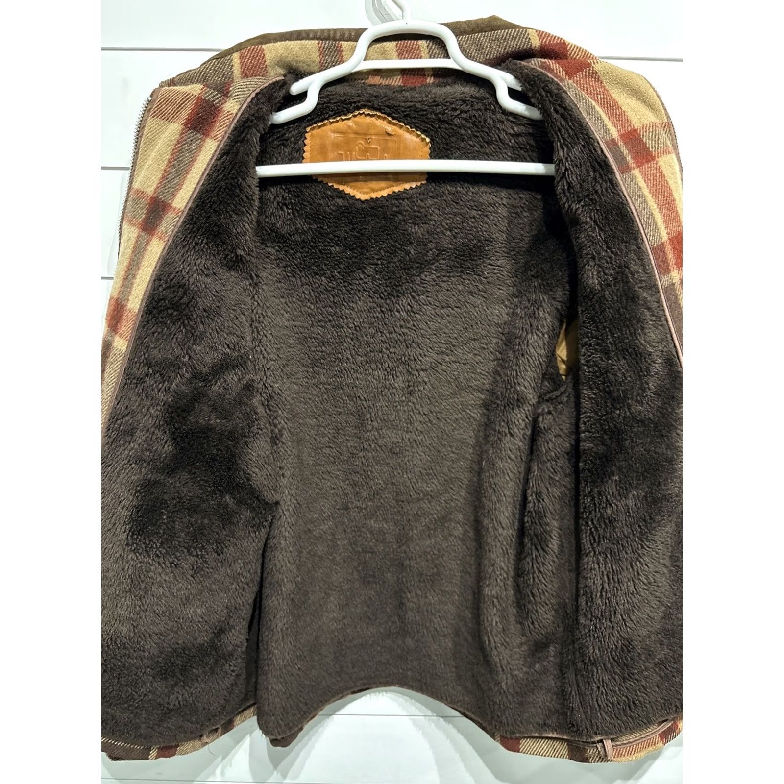 Vintage VINTAGE Woolrich Jacket Parka Mens 100% Wool Hunting Coat Long Plaid XL Brown Lined Size US XL / EU 56 / 4 - 5 Thumbnail