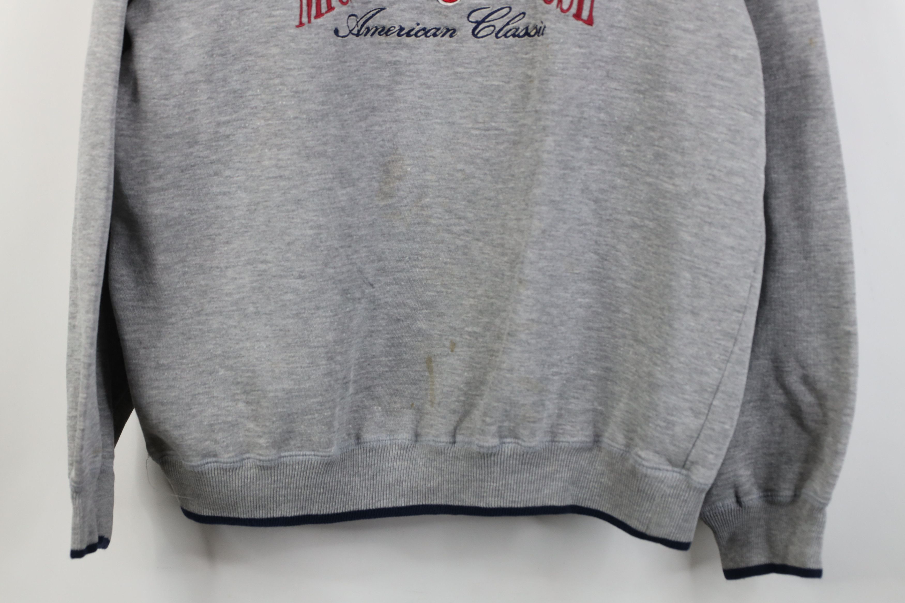 Disney Vintage 90s Disney Spell Out Mickey Mouse Sweatshirt Gray Size US L / EU 52-54 / 3 - 3 Thumbnail
