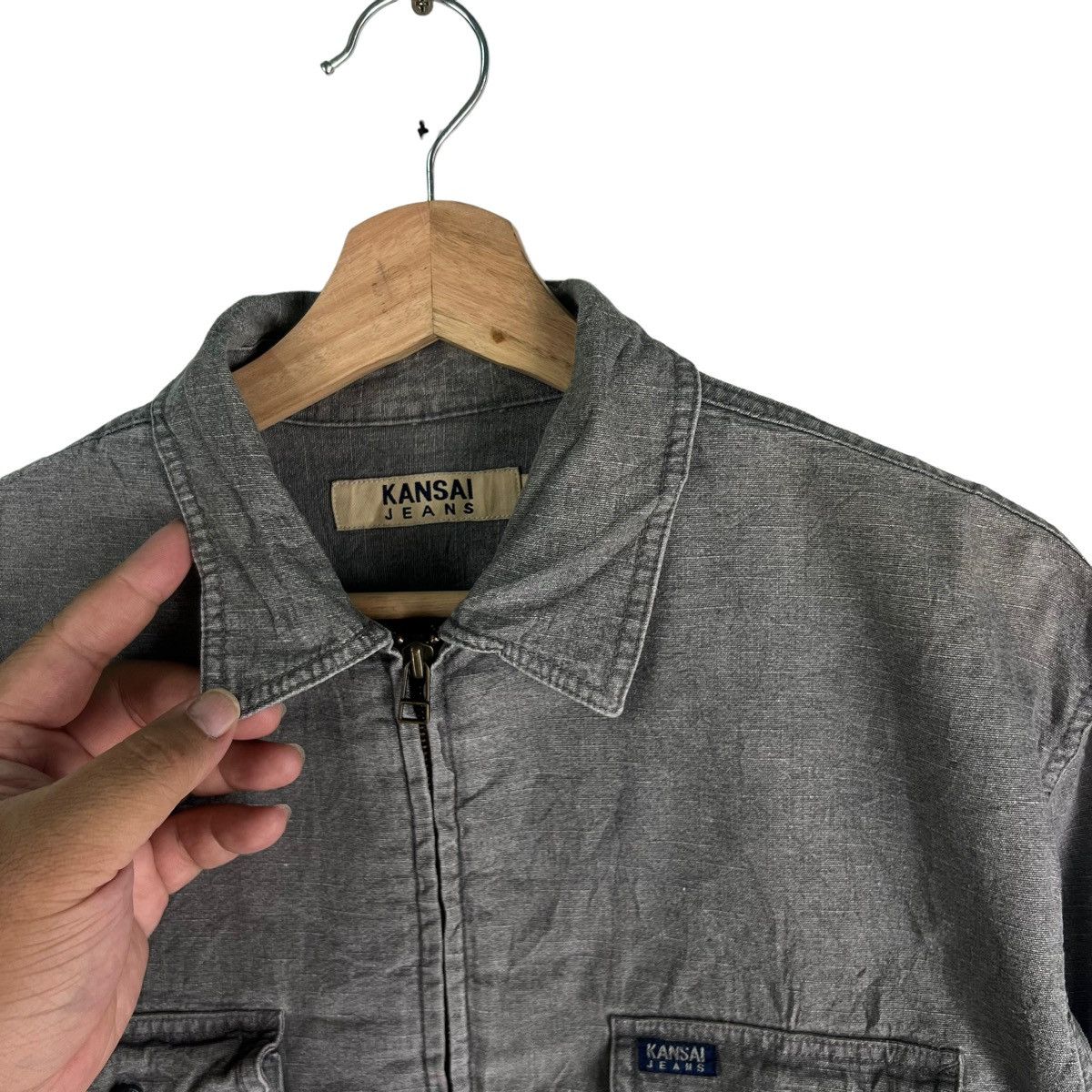 Japanese Brand 🔥90’s Vintage Chore Work Jacket Kansai Jeans Japan Made Size US M / EU 48-50 / 2 - 8 Thumbnail
