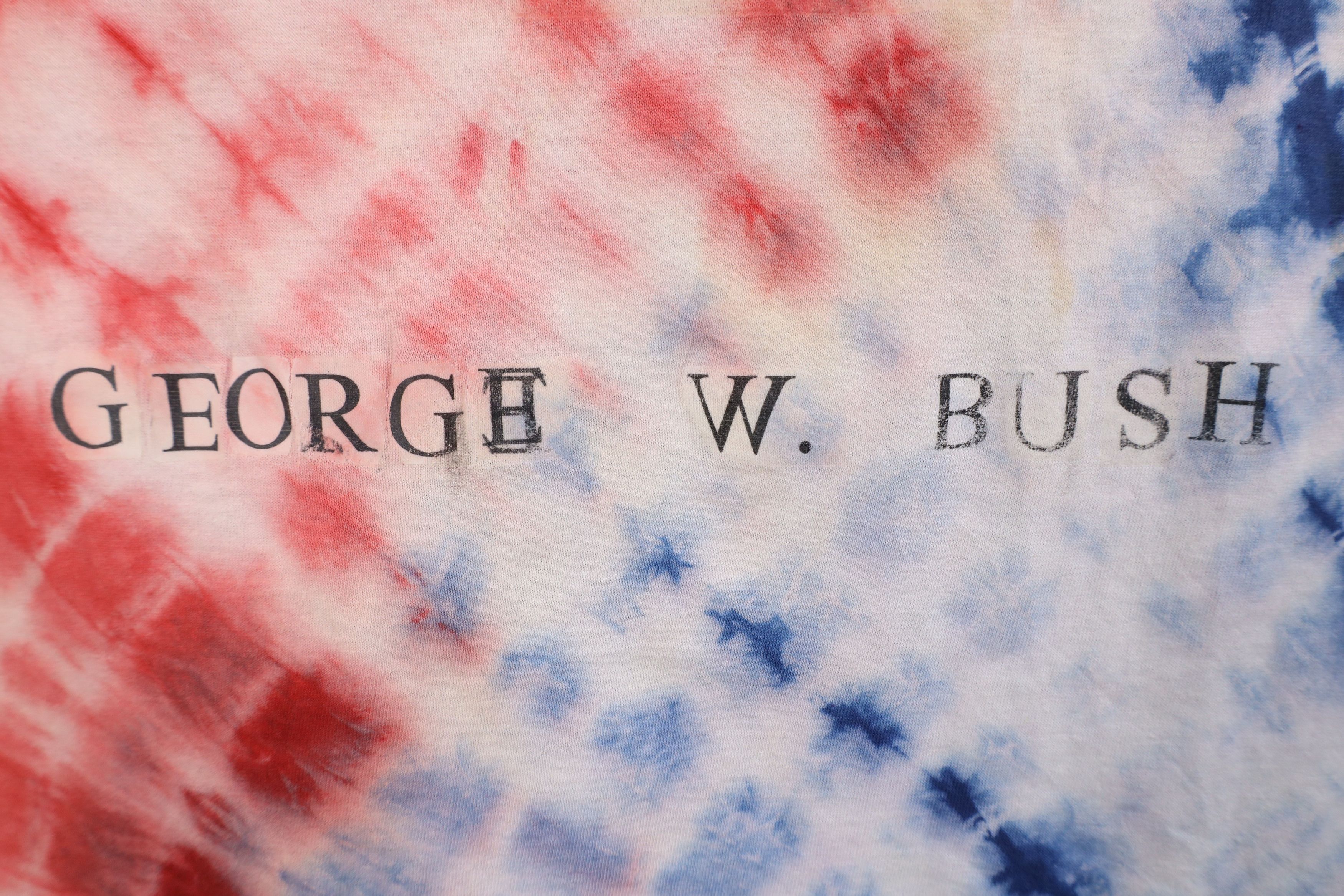 Vintage Vintage Vote For George Bush President Run T-Shirt Cotton Size US XXL / EU 58 / 5 - 8 Thumbnail