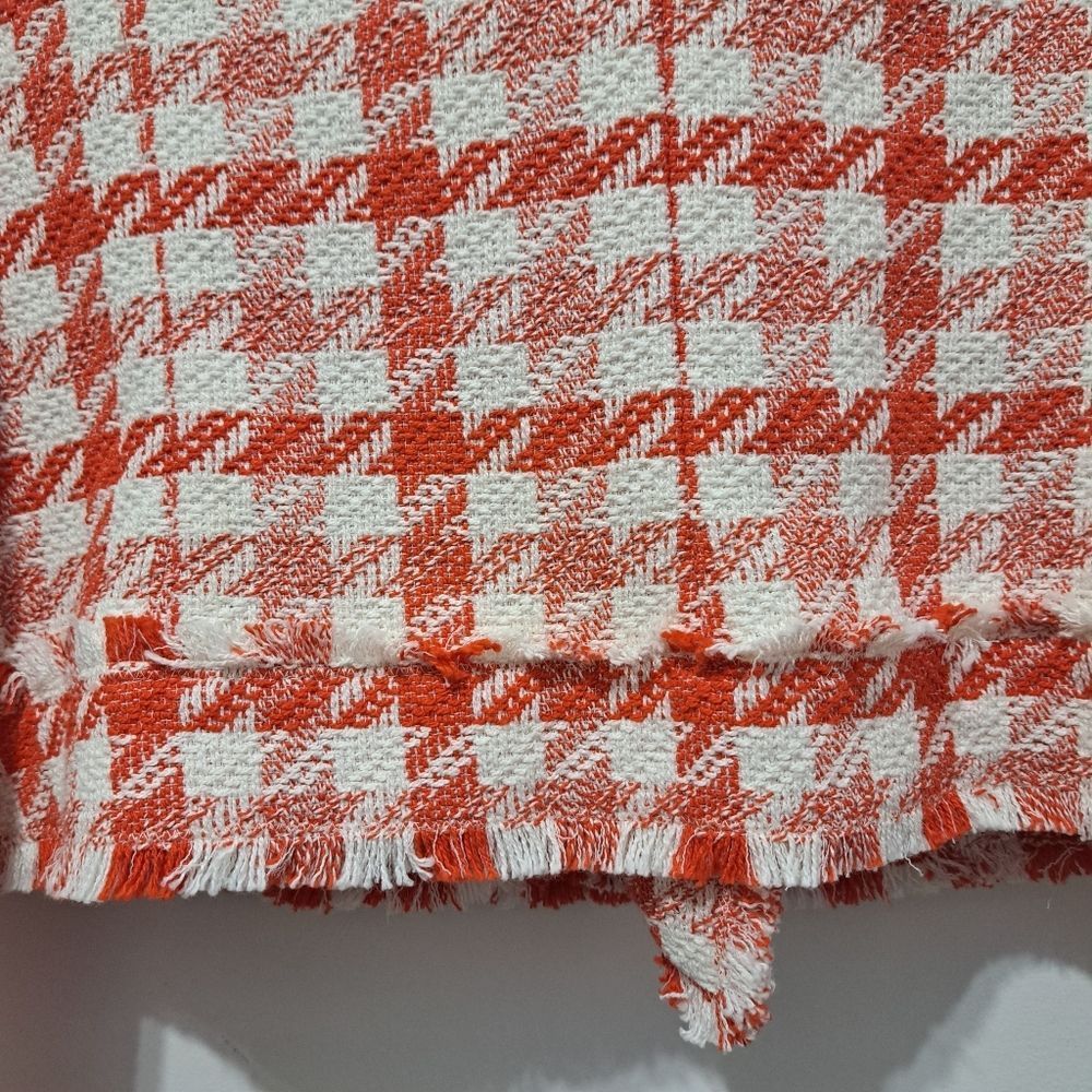 Ann Taylor Ann Taylor Houndstooth Tweed Checkered Moto Woven Fall Chic Size M / US 6-8 / IT 42-44 - 7 Thumbnail