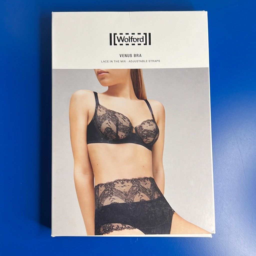 Wolford NWT Wolford Venus Lace Bra 38C Black Size ONE SIZE - 8 Thumbnail