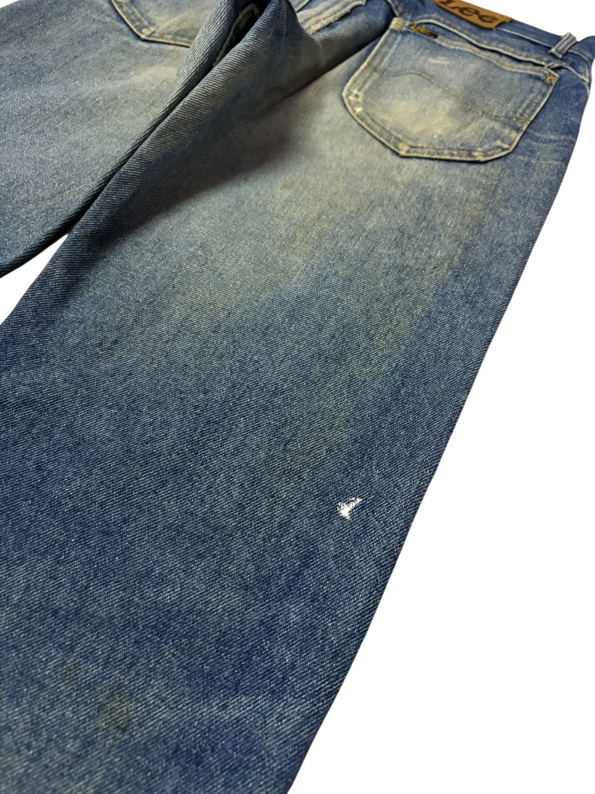 Lee Vtg Lee Japan Mud Washed Distressed Jeans Size US 30 / EU 46 - 8 Thumbnail