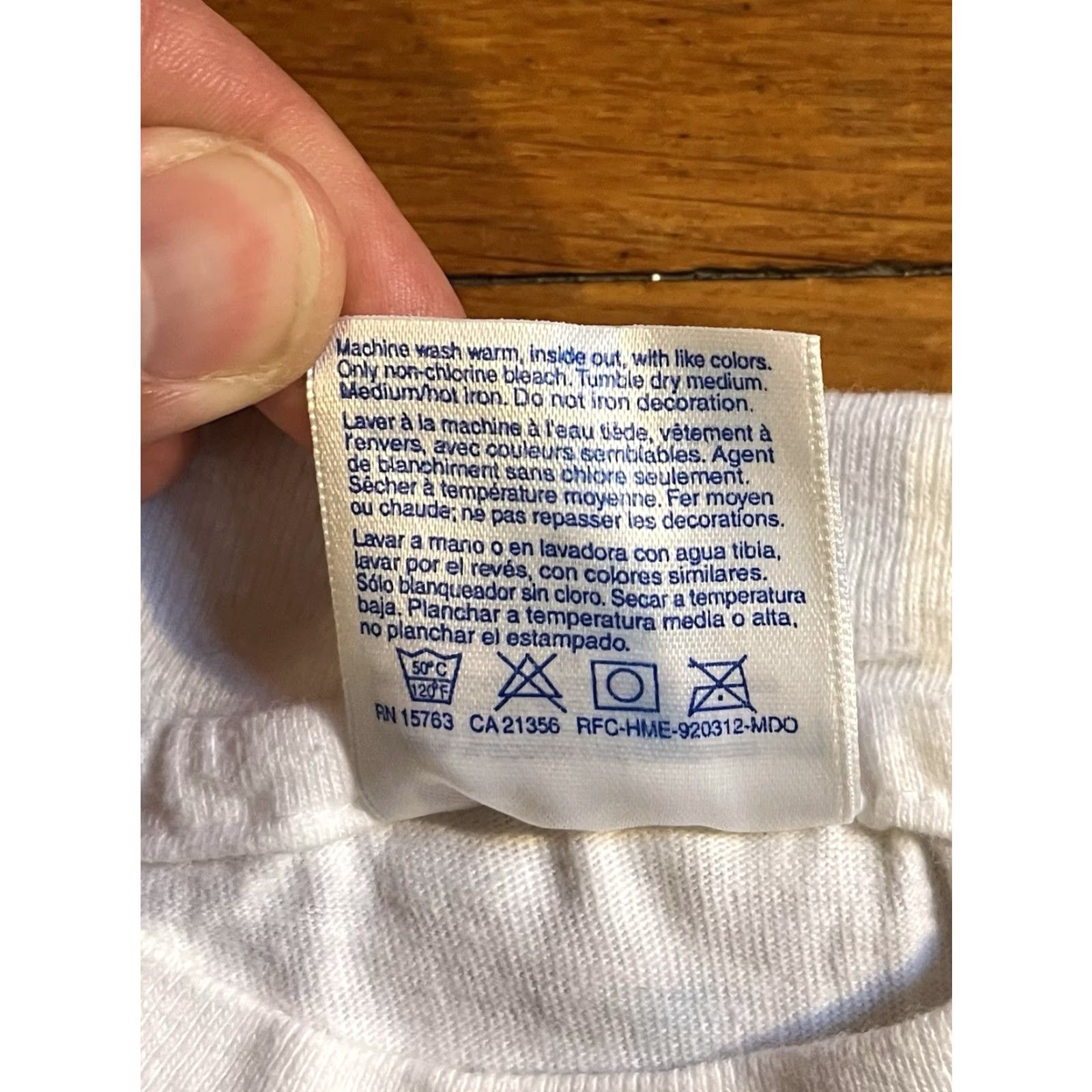 Hanes VINTAGE Hanes Beefy T-Shirt Men’s M White 1996 Olympics Atlanta Country Flags 90s Graphic Print Crew Neck Short Sleeve Size US M / EU 48-50 / 2 - 6 Thumbnail