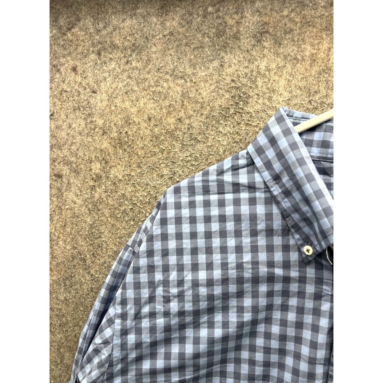 Brooks Brothers Brooks Brothers Shirt Mens XL Blue Check Oxford Button Up Front Casual Woven Size US XL / EU 56 / 4 - 6 Thumbnail