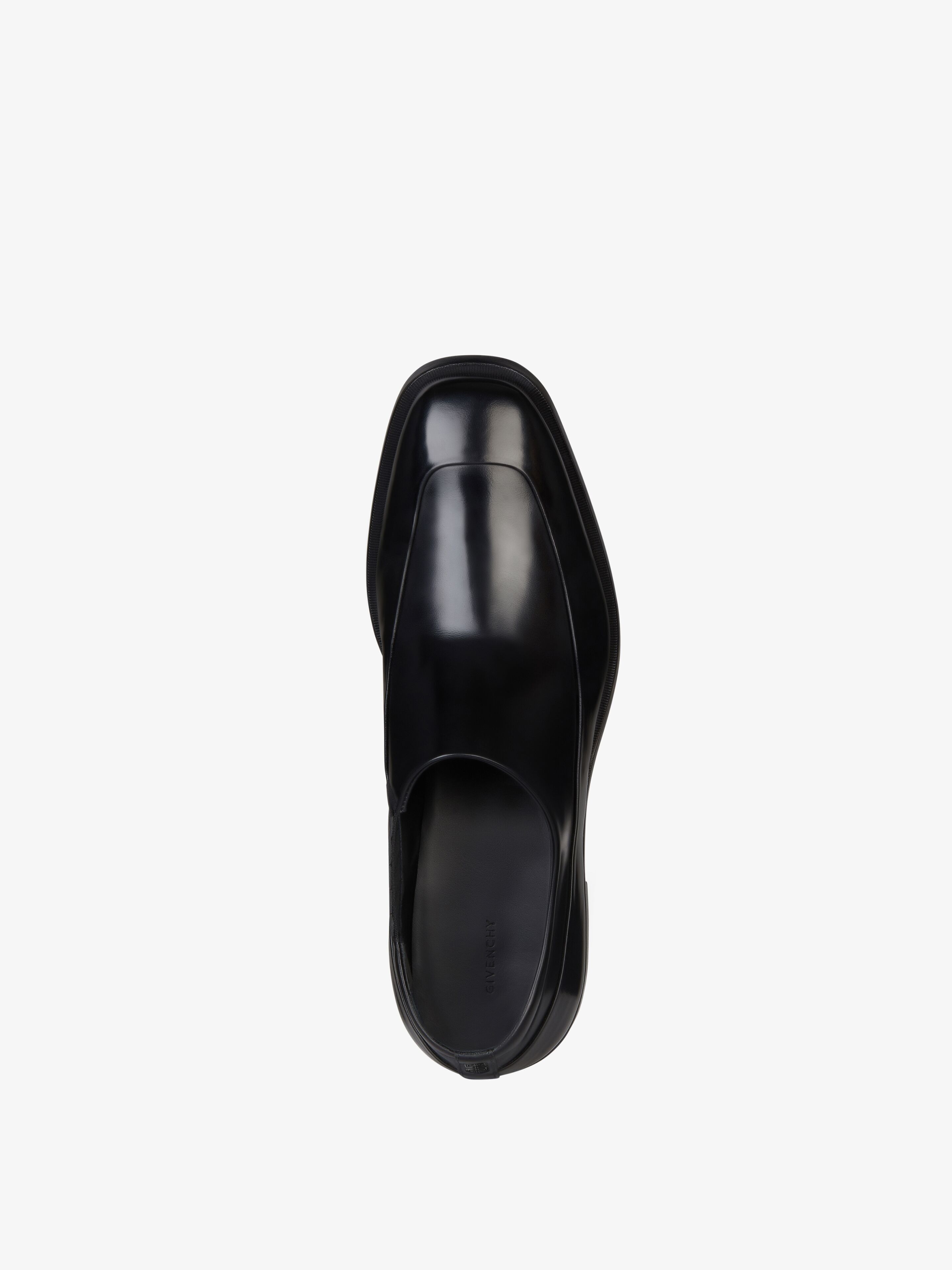 Givenchy o1srvl11e0925 Squared Derbies In Leather in Black Size US 9 / EU 42 - 4 Thumbnail