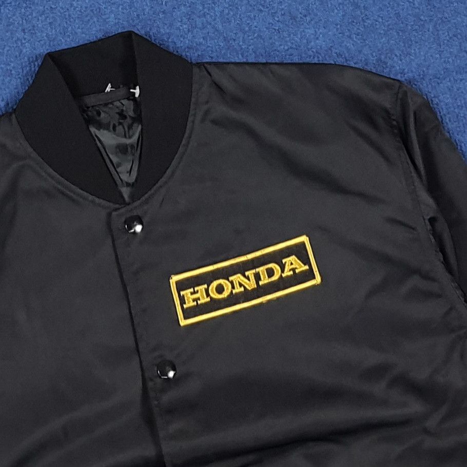 Japanese Brand Vintage Honda Club Groover Jacket Racing Bomber C289N26 Size US L / EU 52-54 / 3 - 4 Thumbnail