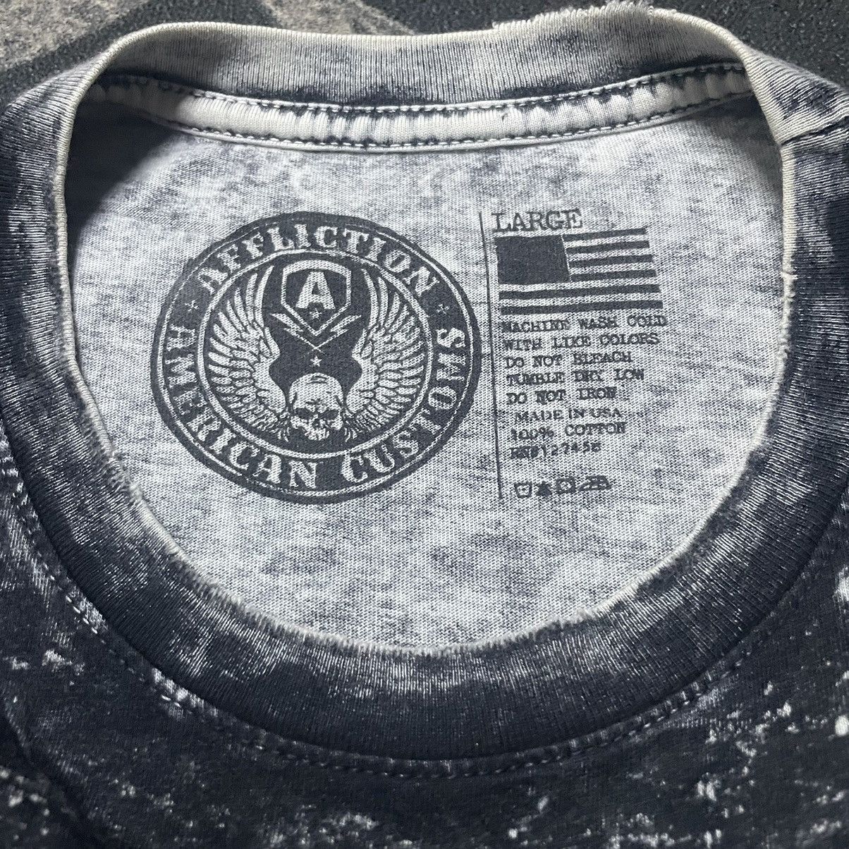 Affliction 💥Affliction American Custom Bleach Shirt Size US L / EU 52-54 / 3 - 5 Thumbnail