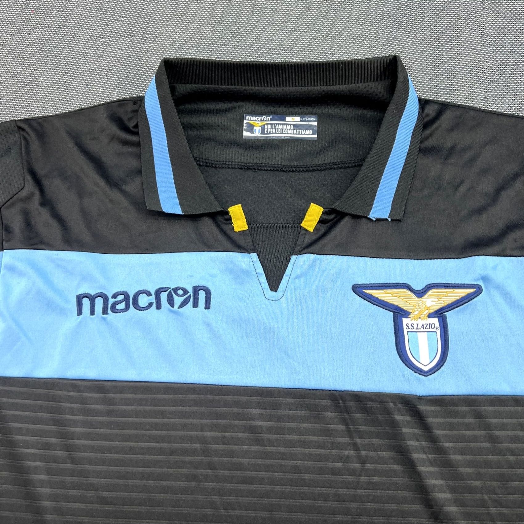 Macron Lazio Macron 2018-2019 Third Jersey Medium Adult Football Shirt Size US M / EU 48-50 / 2 - 6 Thumbnail