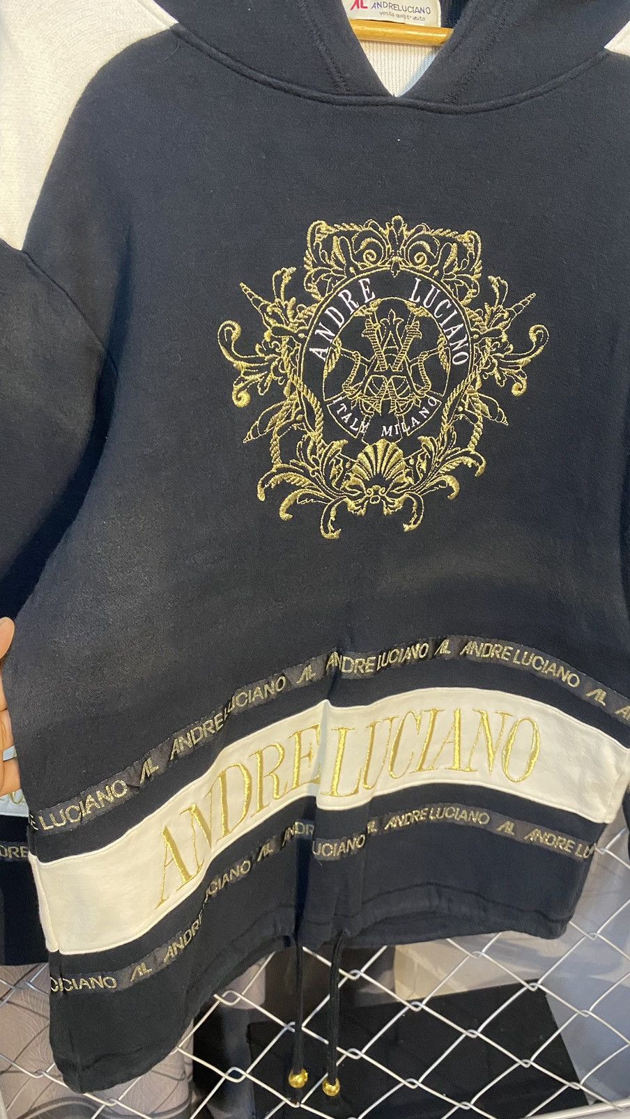 Andreluciano × Japanese Brand ANDRE LUCIANO (AL) HOODIE SIDETAPE MEDIUM Size US M / EU 48-50 / 2 - 7 Thumbnail