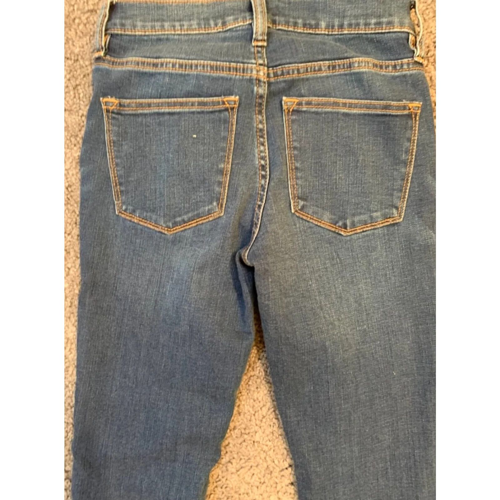 J.Crew J.CREW Mercantile Womens Pants Skinny Blue 24 Solid Zipper Stretch Inseam 26 Dress/Business Casual Formal Wedding Size 42" / US 20 - 4 Thumbnail