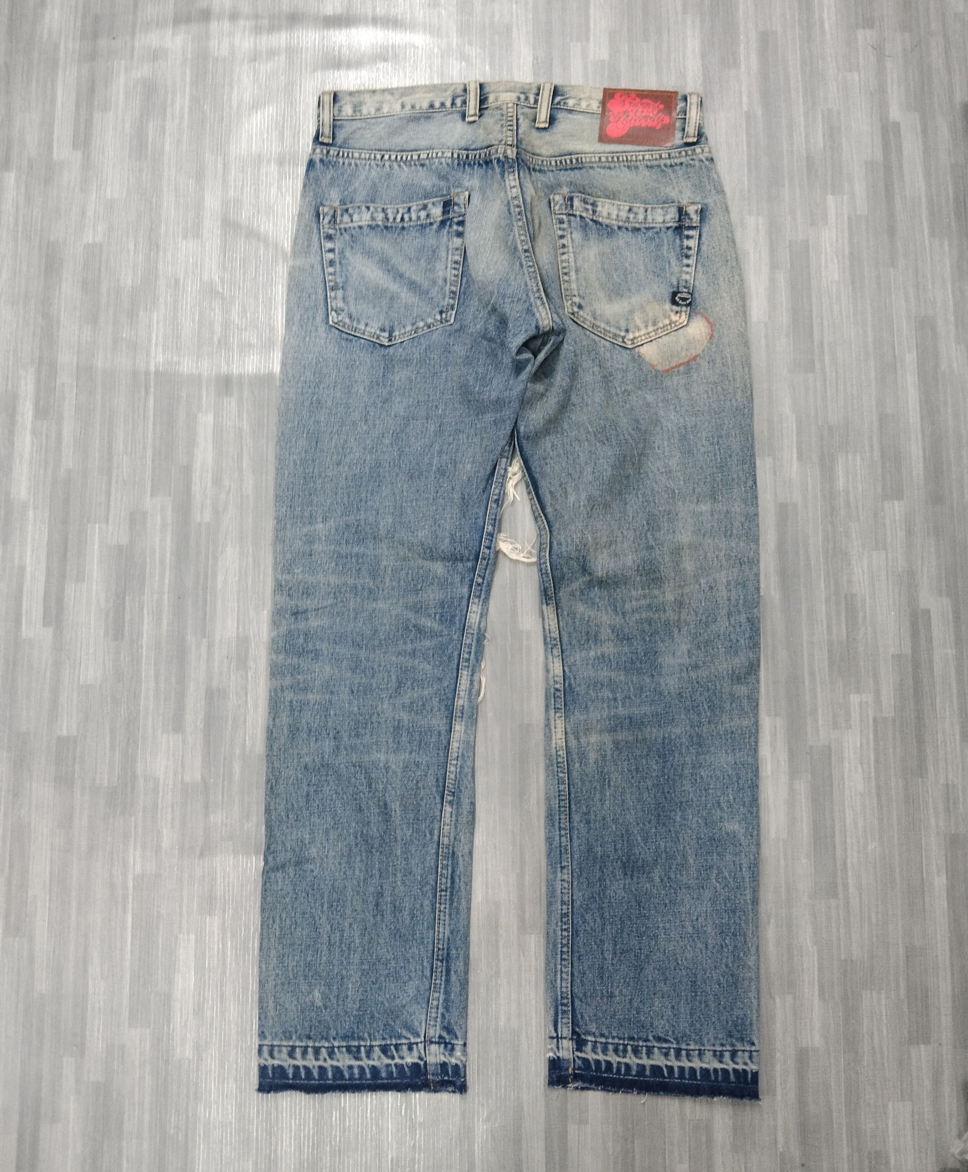 Japanese Brand RNA DISTRESSED DENIM PANTS Size US 30 / EU 46 - 5 Thumbnail