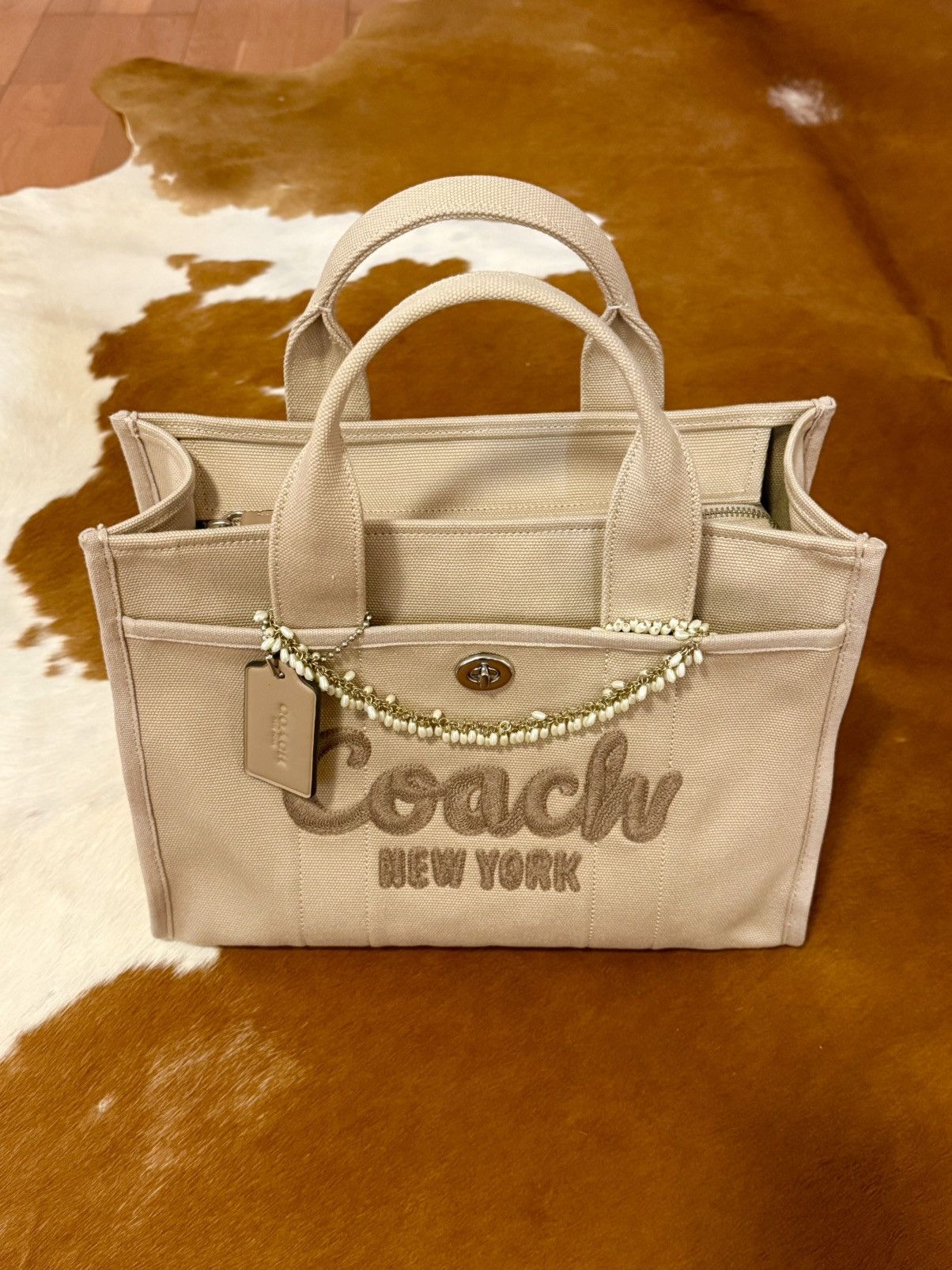 Coach COACH - CARGO CANVAS TOTE BAG 42 Size ONE SIZE - 1 Thumbnail
