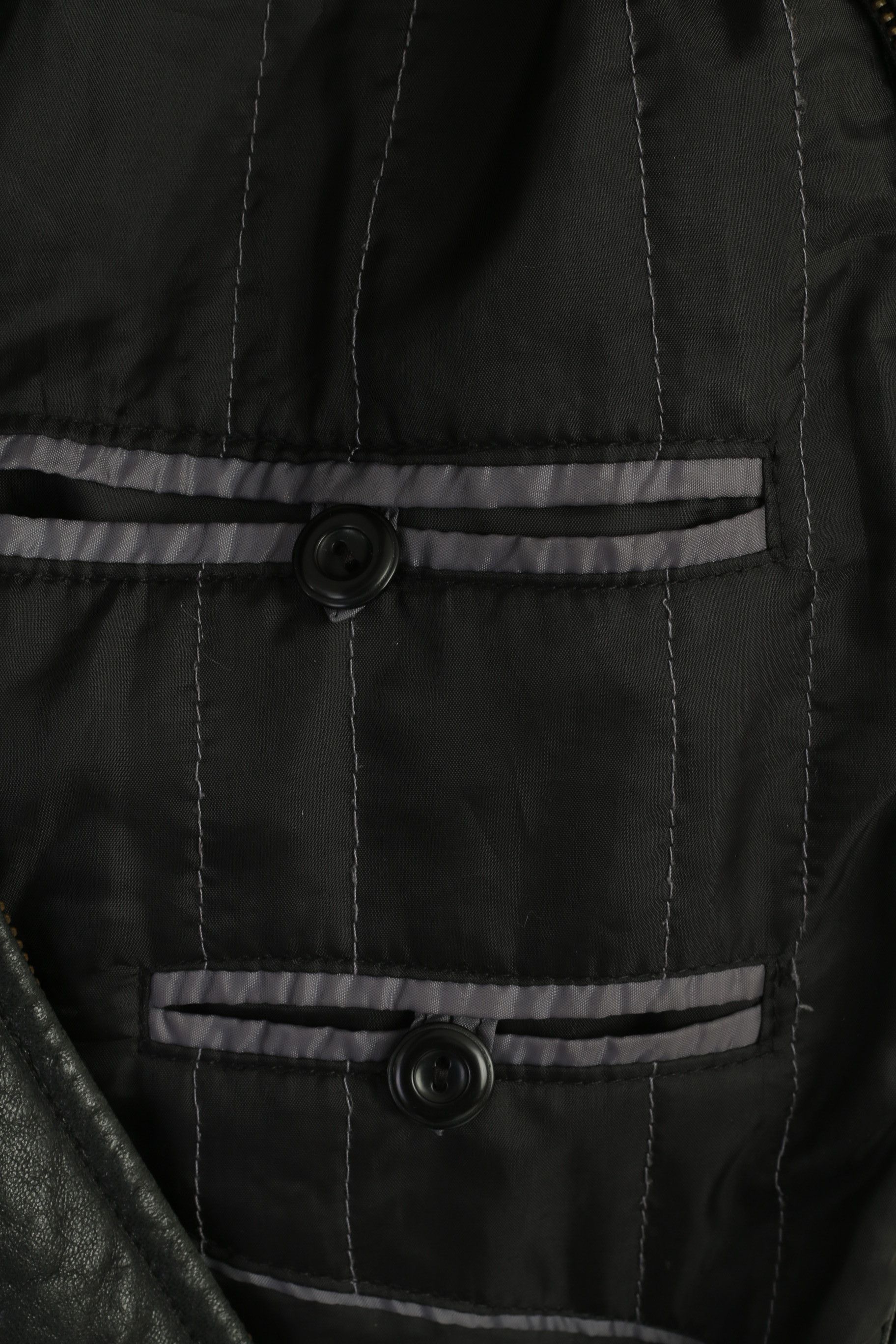Vintage Julia S. Roma Women 42 L Jacket Vintage Black 7791 Size L / US 10 / IT 46 - 6 Thumbnail