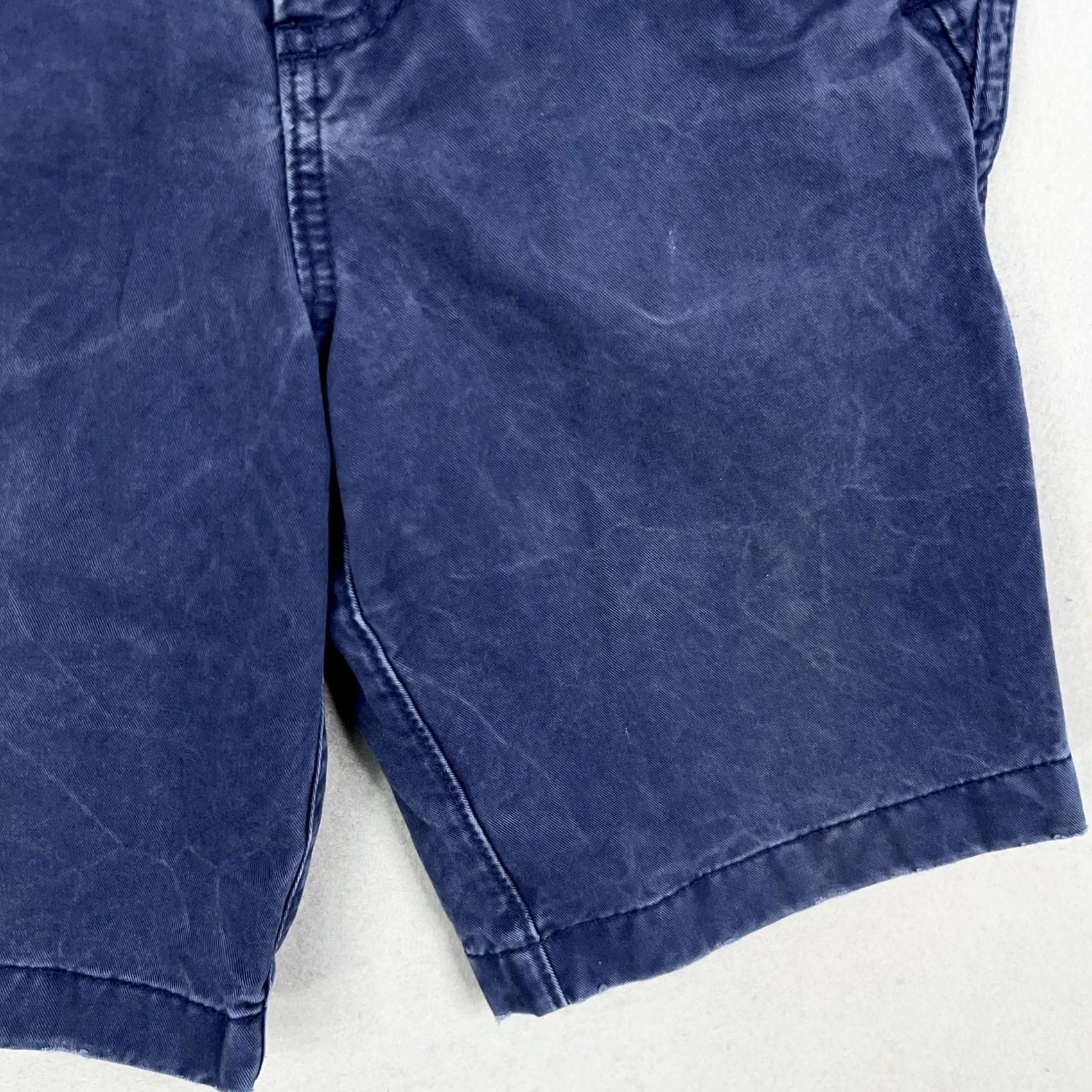 Abercrombie & Fitch Abercrombie & Fitch Shorts Mens 28 Blue Faded Classic Chino Button Fly Preppy Y2K Size US 28 / EU 44 - 4 Thumbnail
