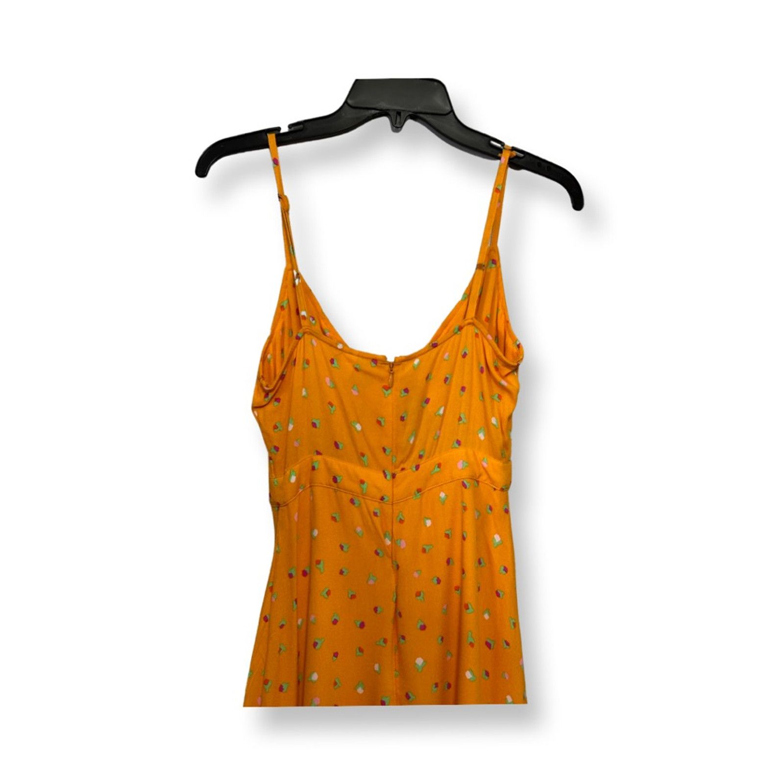Other BP Orange Floral Midi Sundress Spaghetti Strap Tie XXS NWOT Size XXS / US 00 / IT 34 - 7 Thumbnail
