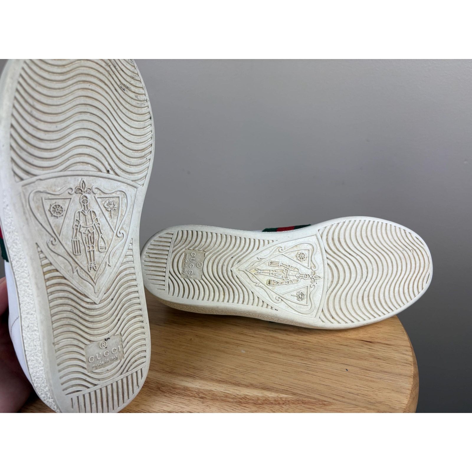 Gucci Authentic Gucci Ace White Leather Embroidered Sneaker Size US 6.5 / IT 36.5 - 8 Thumbnail