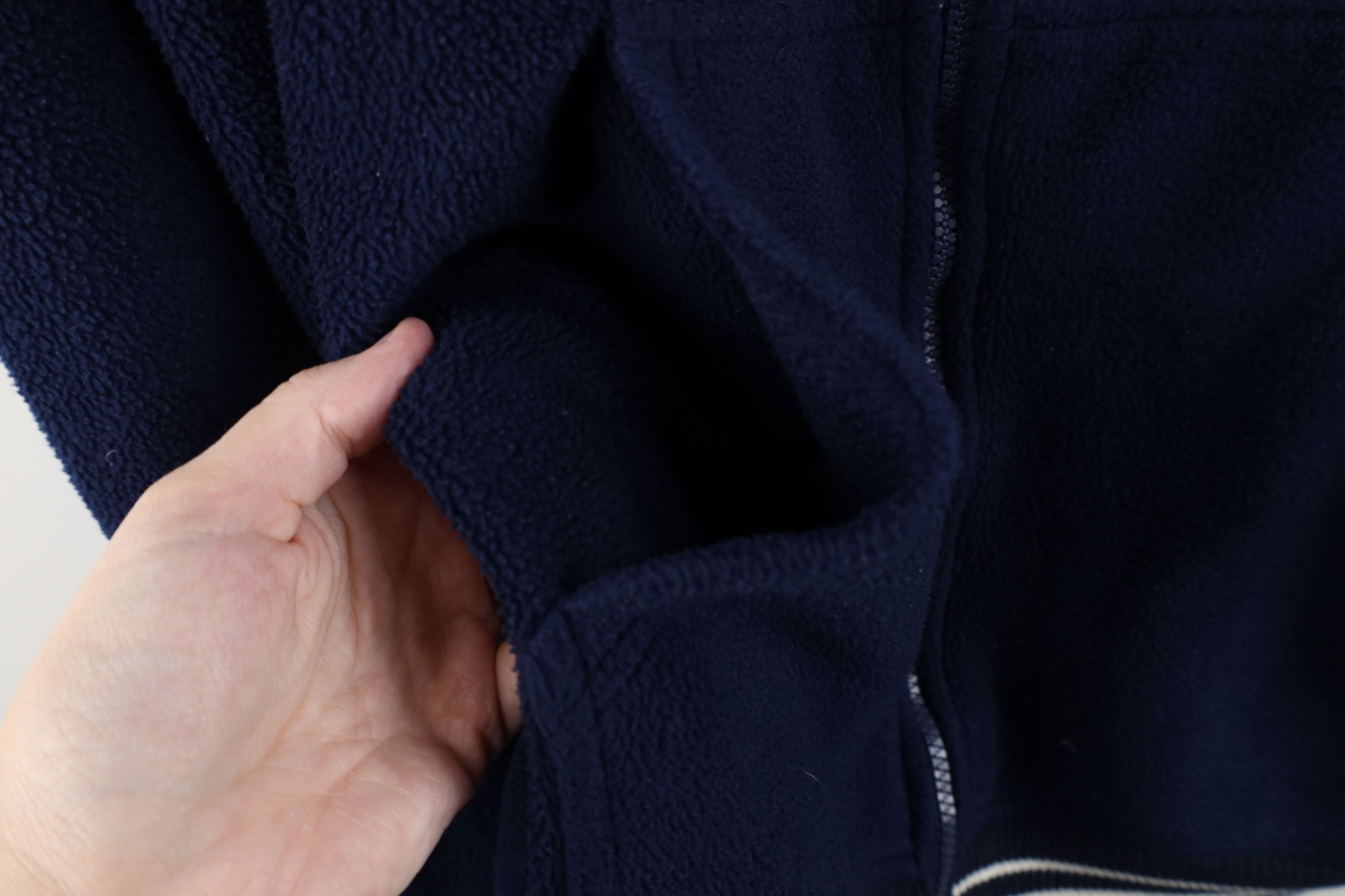 Starter Vintage 90s Starter of Michigan Full Zip Fleece Hoodie Blue Size US XL / EU 56 / 4 - 8 Thumbnail