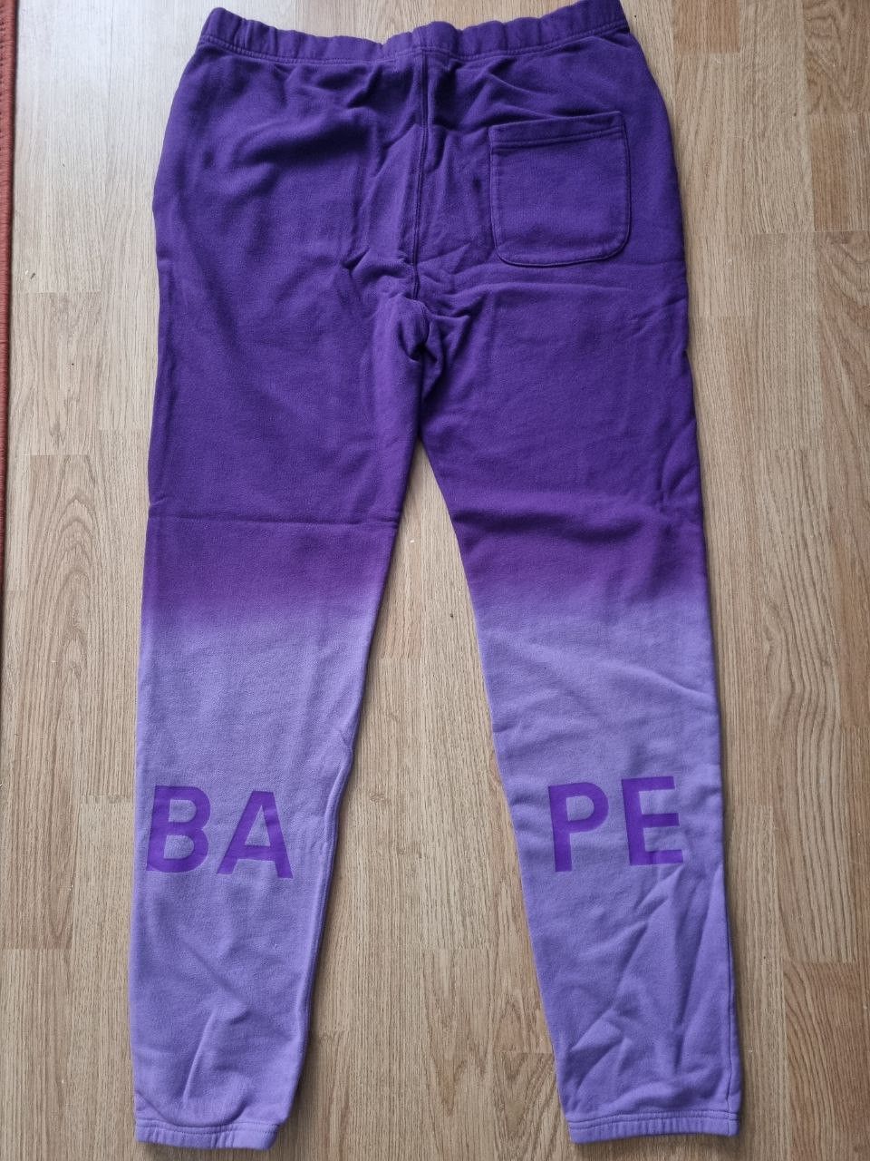 Bape BAPE Gradation Slim Sweat Pants Purple Size US 36 / EU 52 - 2 Thumbnail