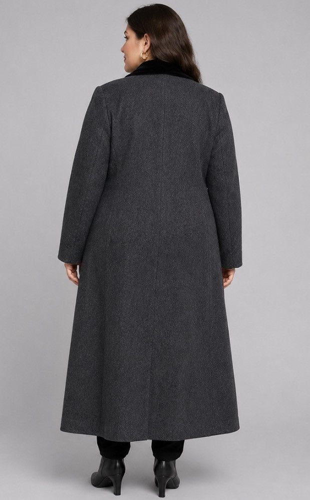 Other Vintage Beau Brem 100% Pure Wool Overcoat Double Breasted 14 Size XL / US 12-14 / IT 48-50 - 2 Thumbnail