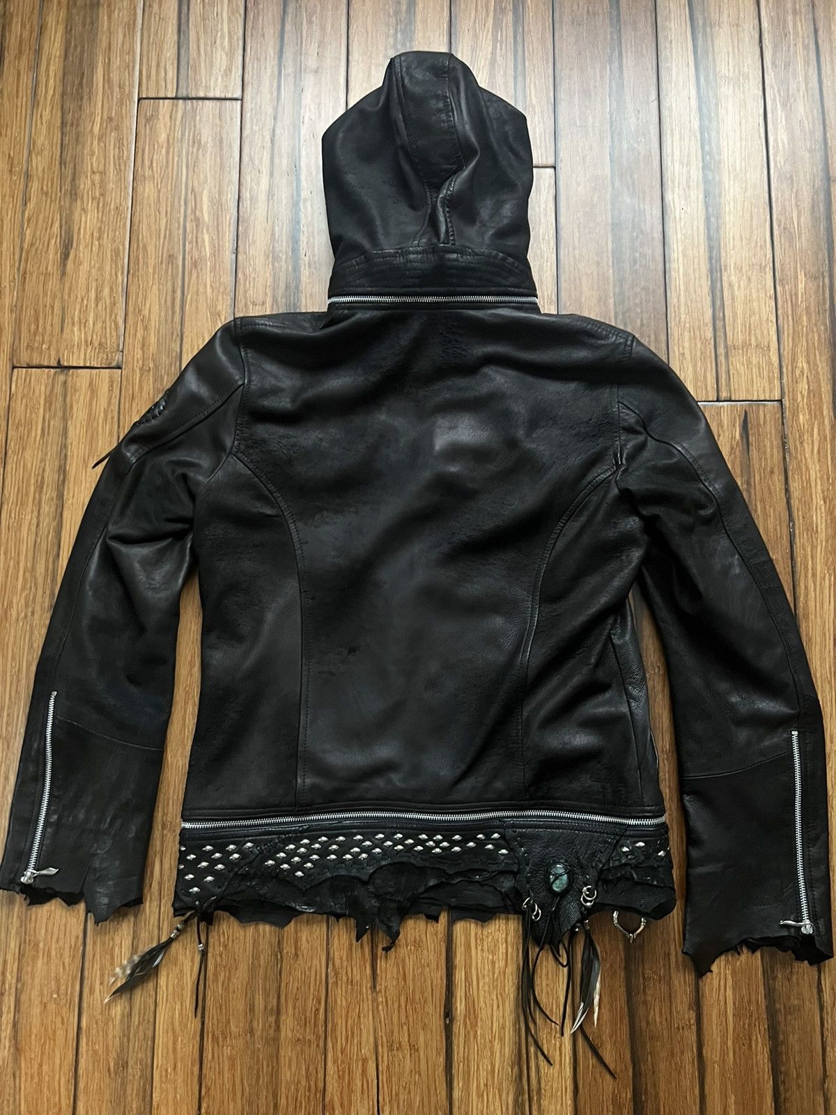 14th Addiction 14th Addiction 1-of-1 Custom Hooded Cross Zip Jacket Size US L / EU 52-54 / 3 - 8 Thumbnail