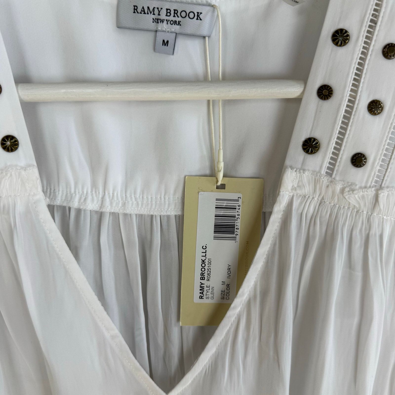 Ramy Brook RAMY BROOK Glenn Studded Sleeveless Top Size M / US 6-8 / IT 42-44 - 8 Thumbnail