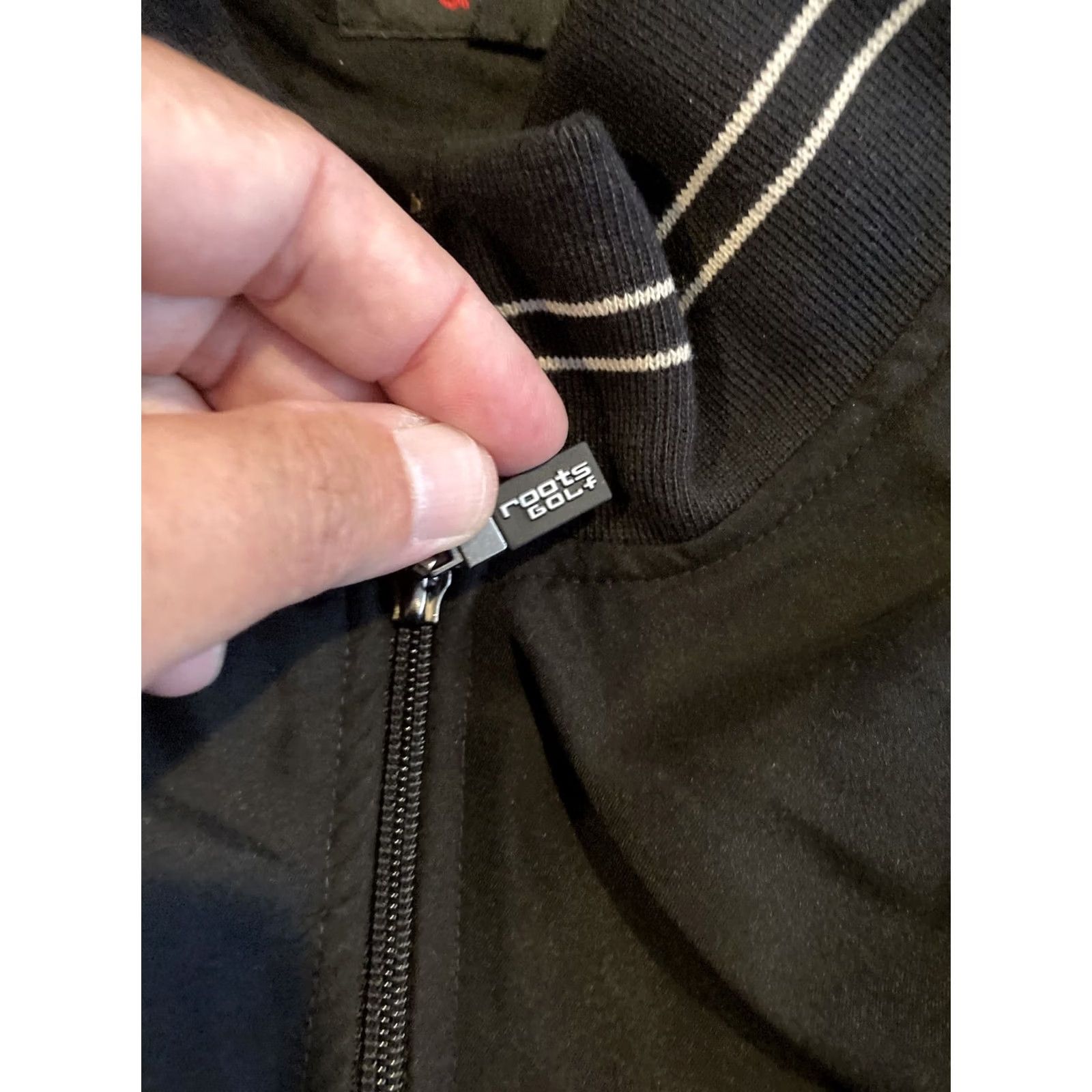 Roots VINTAGE Roots Golf Black Quarter Zip Pockets Side Vent Size Large Womens Shirt Size L / US 10 / IT 46 - 6 Thumbnail