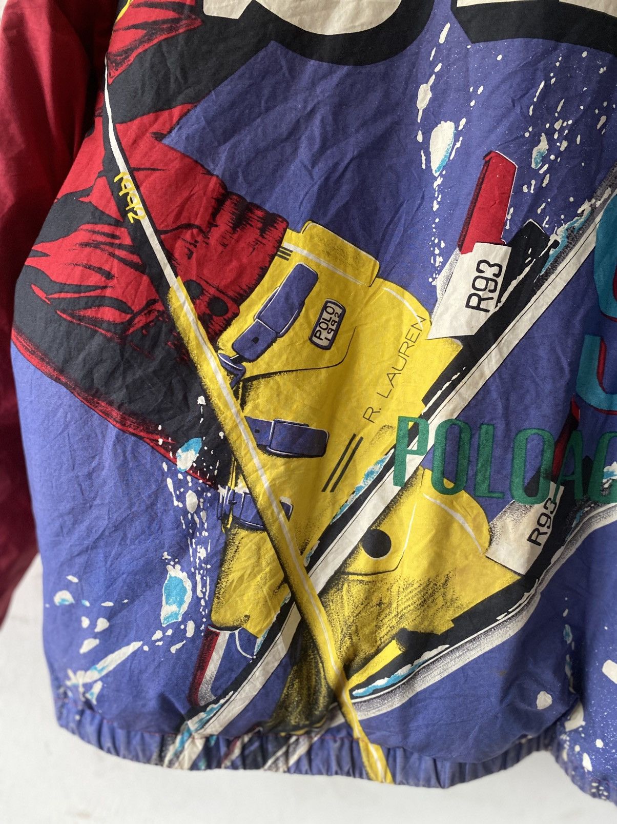 Designer × Polo Ralph Lauren × Vintage Rare vintage 90s Polo Ski 92 ralph lauren light puffer jacke Size US M / EU 48-50 / 2 - 10 Thumbnail