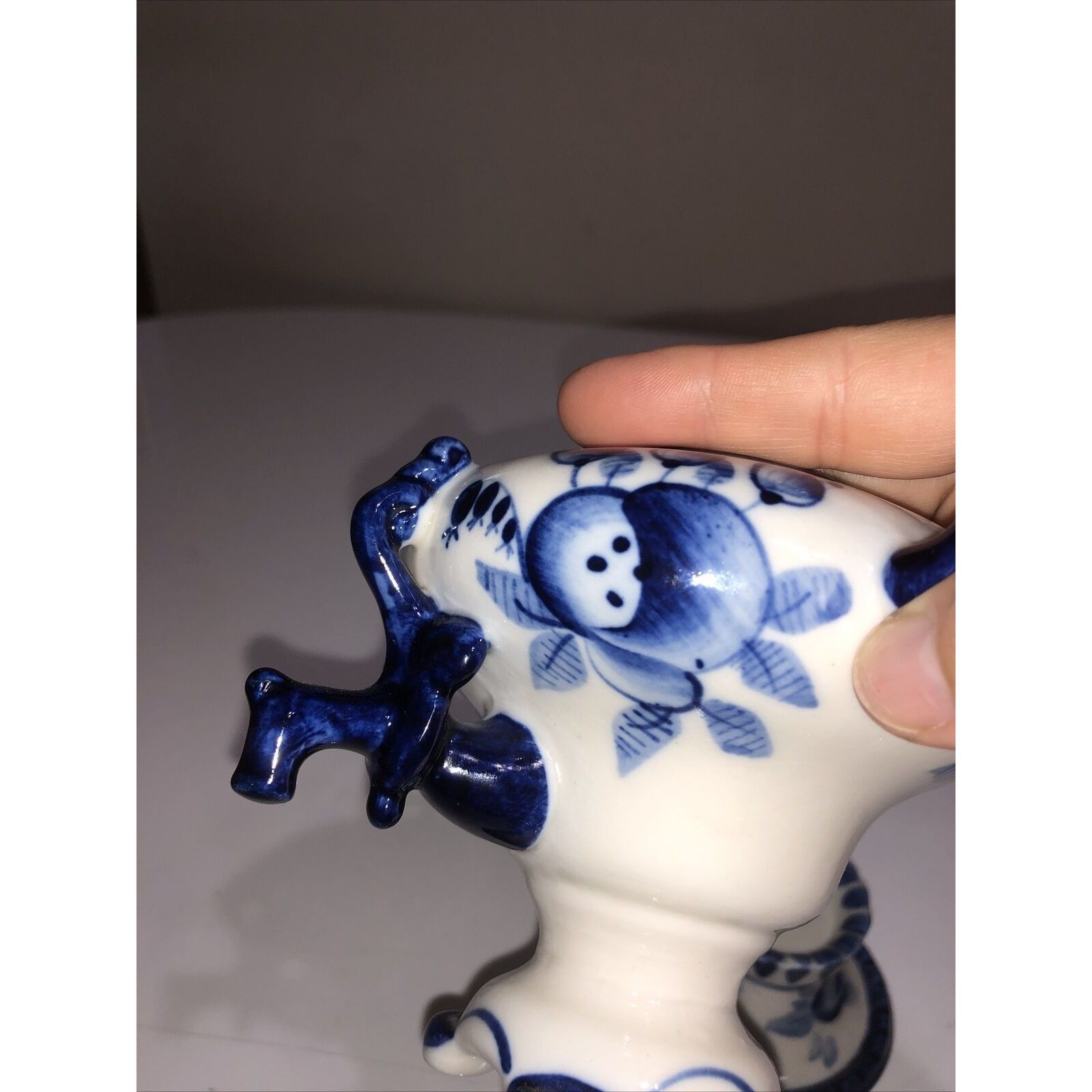 Other GZEL FROM RUSSIA HANDMADE BLUE&WHITE RUSSIAN SAMOVAR Size ONE SIZE - 5 Thumbnail