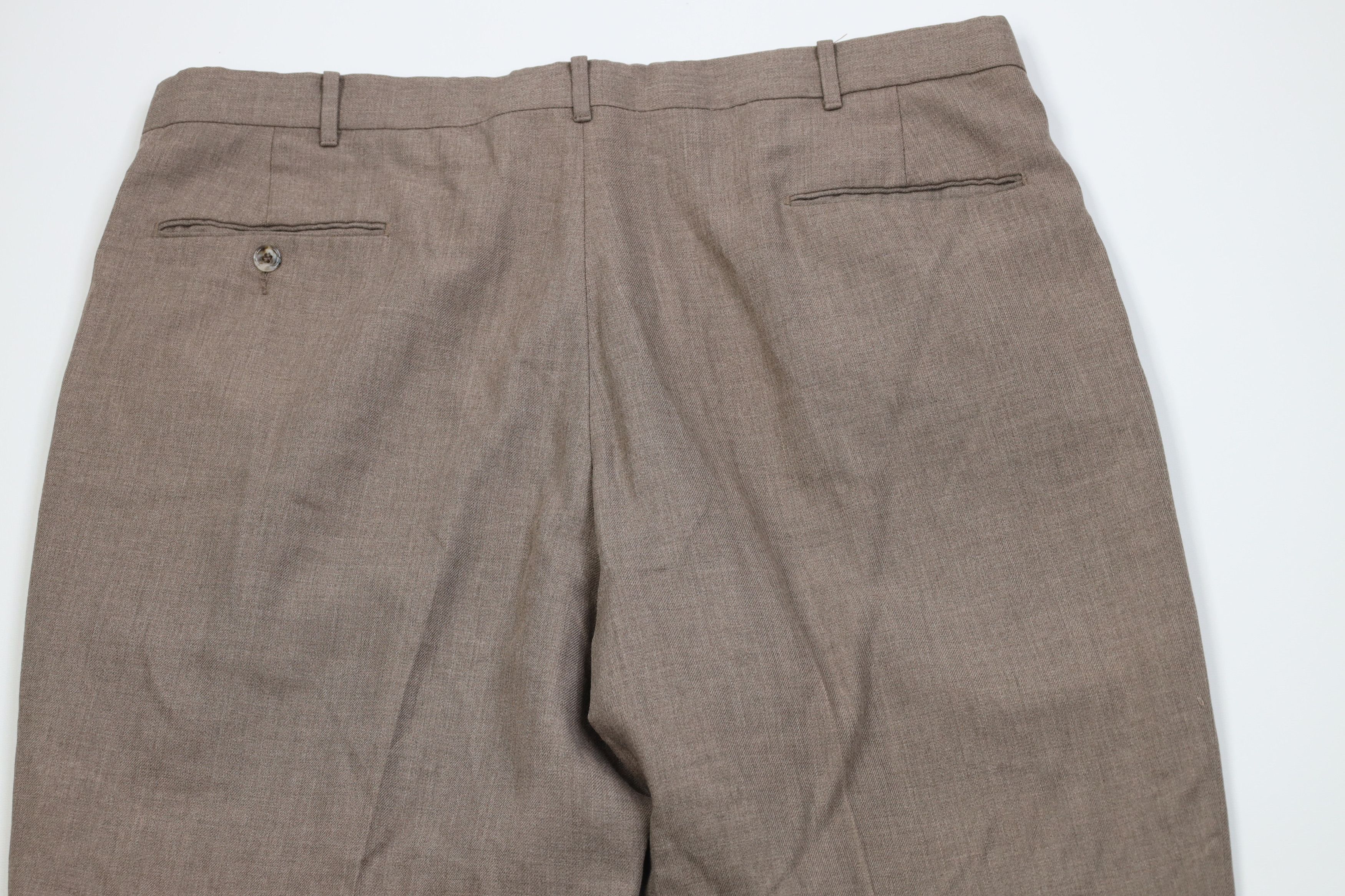 Vintage Vintage 90s Streetwear Gabardine Blend Knit Chino Pants Size US 40 / EU 56 - 10 Thumbnail