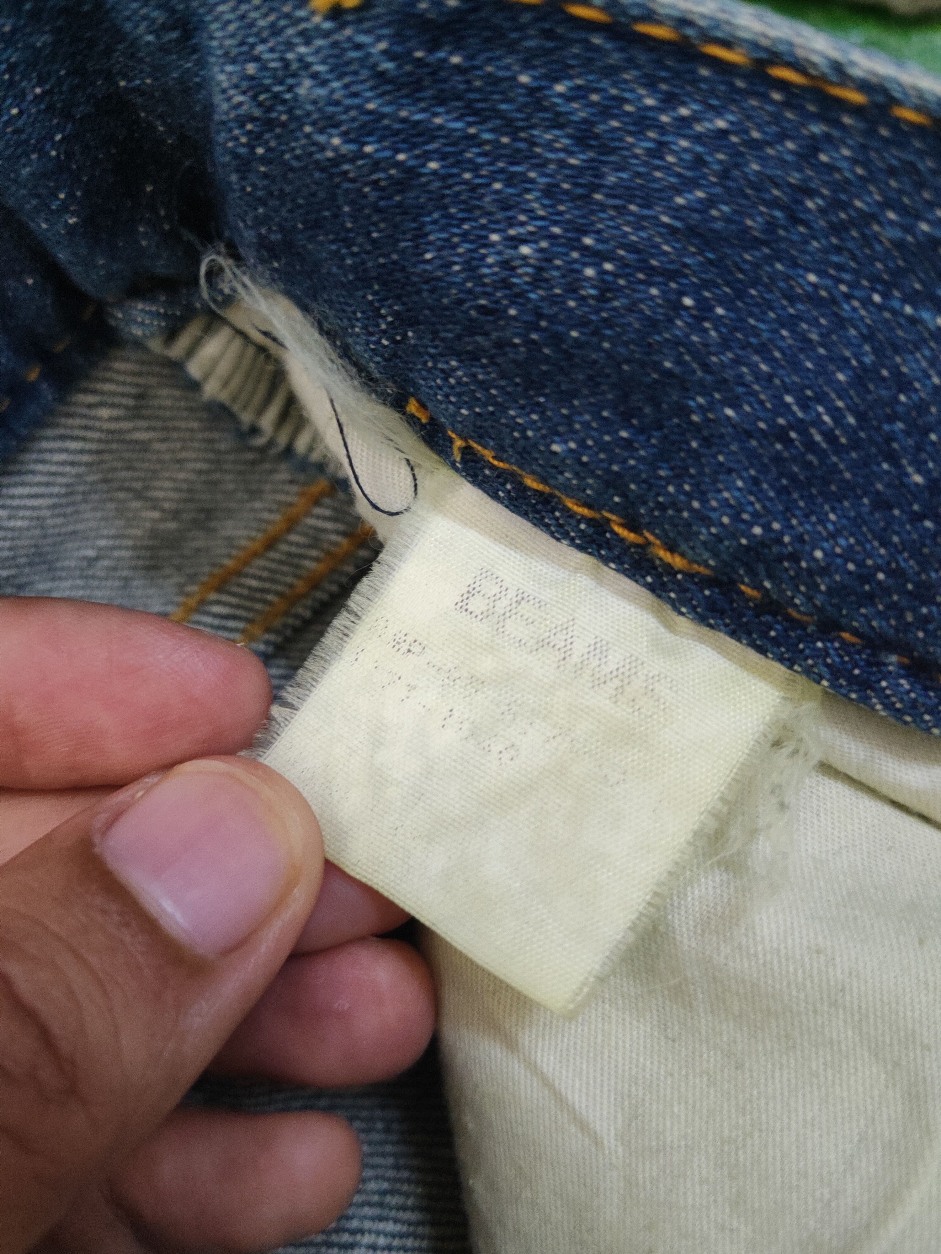 Beams Plus Beams Dark Blue Distressed Ripped denim Jeans #W1985 Size US 32 / EU 48 - 15 Thumbnail