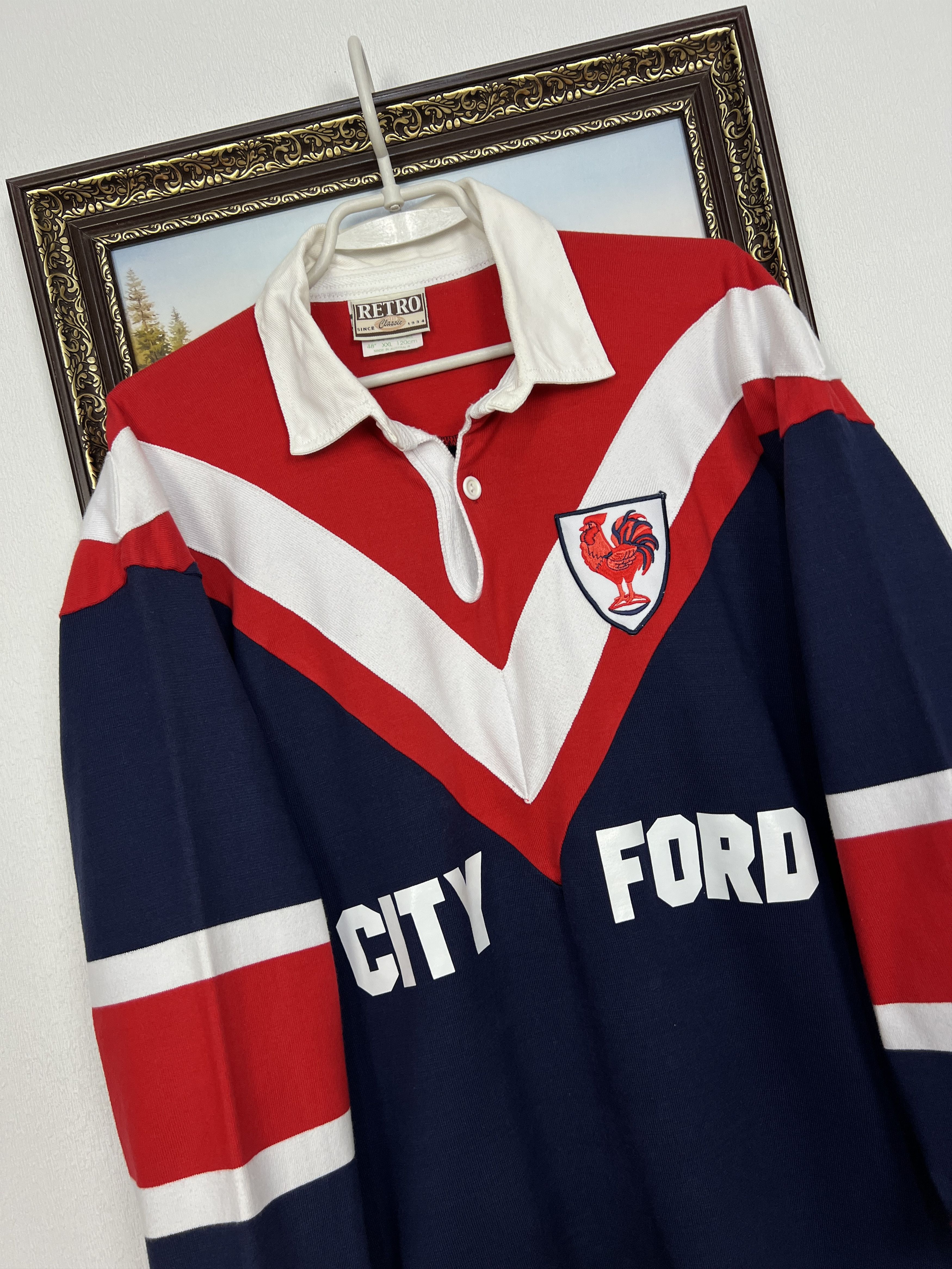 Vintage Sydney Roosters Rugby Union Long Sleeve Jersey Trikot Size US XXL / EU 58 / 5 - 3 Thumbnail