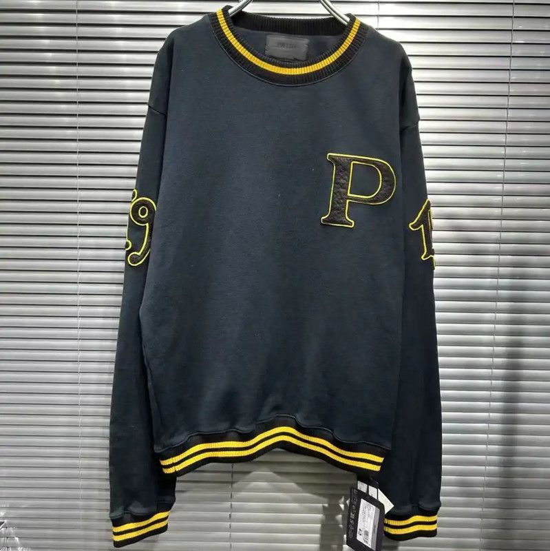 Prada Prada Black Cotton Sweatshirt for Men Size US M / EU 48-50 / 2 - 1 Thumbnail